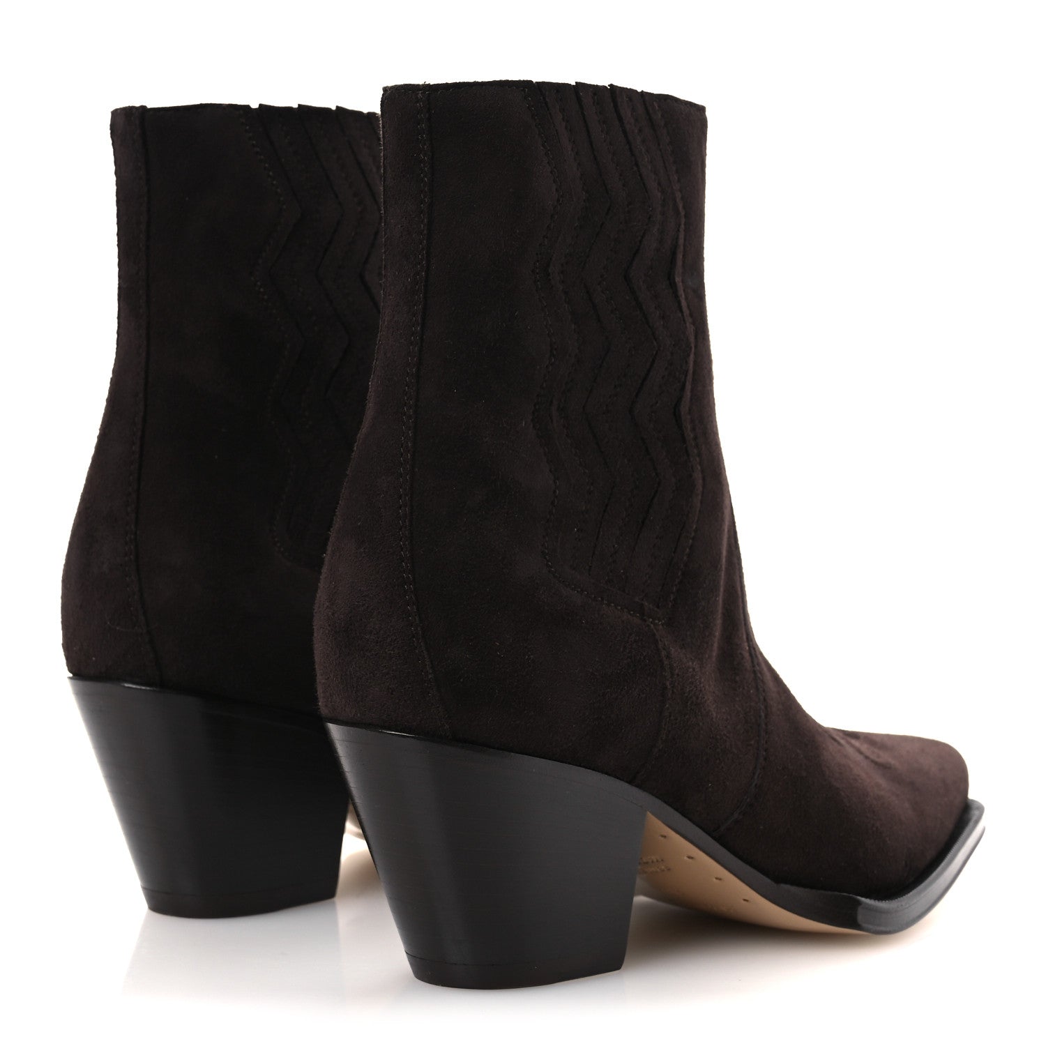 Suede Womens Vegas Ankle Boot 38.5 Marron Ebene