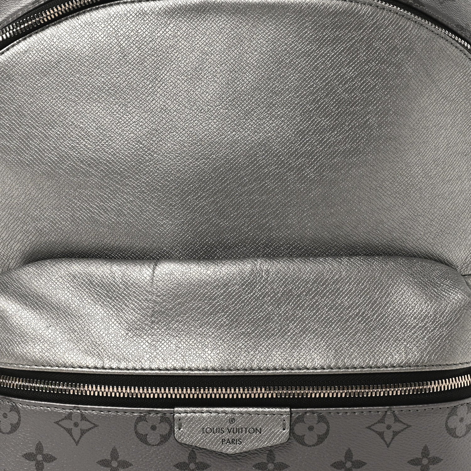 Monogram Taiga Discovery Backpack PM Silver