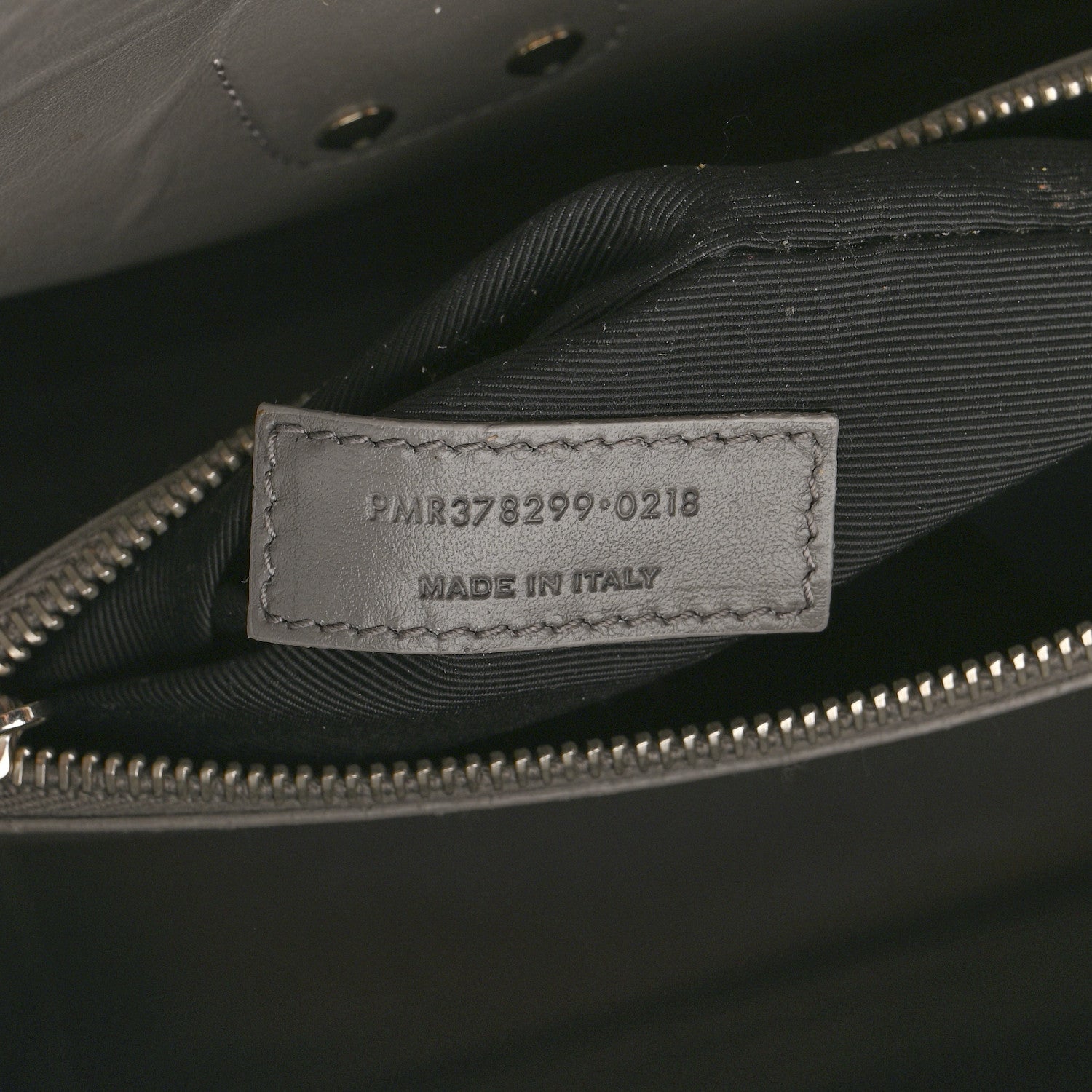 Grained Calfskin Small Sac De Jour Fog