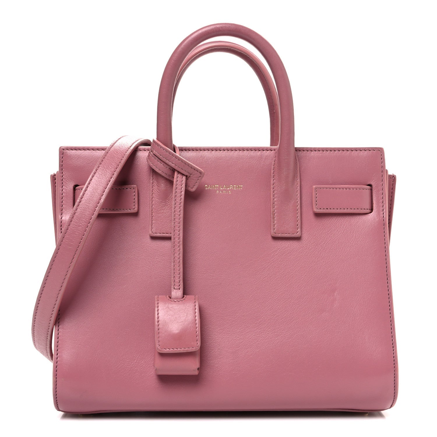 Calfskin Nano Sac De Jour Rose Dark
