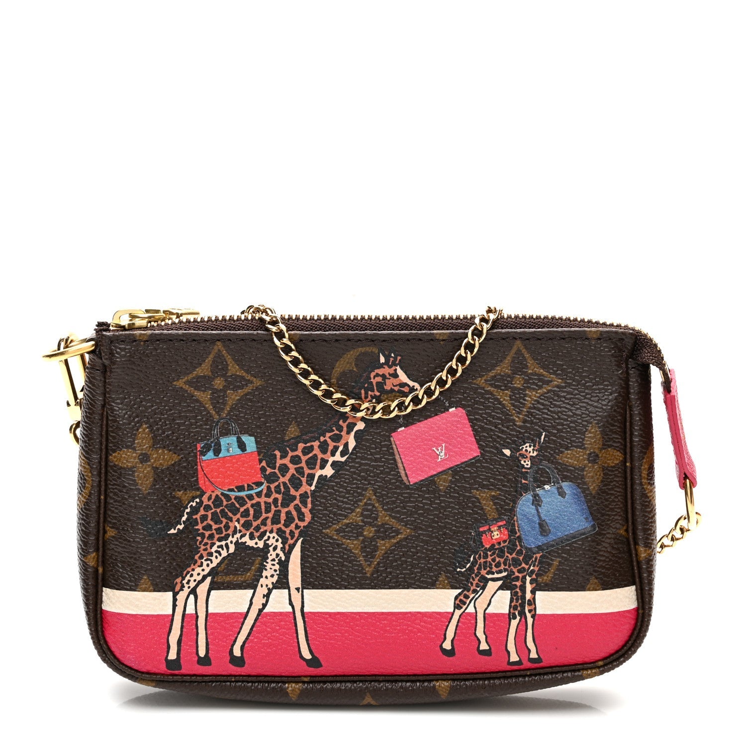 Monogram 2017 Christmas Animation Mini Pochette Accessories