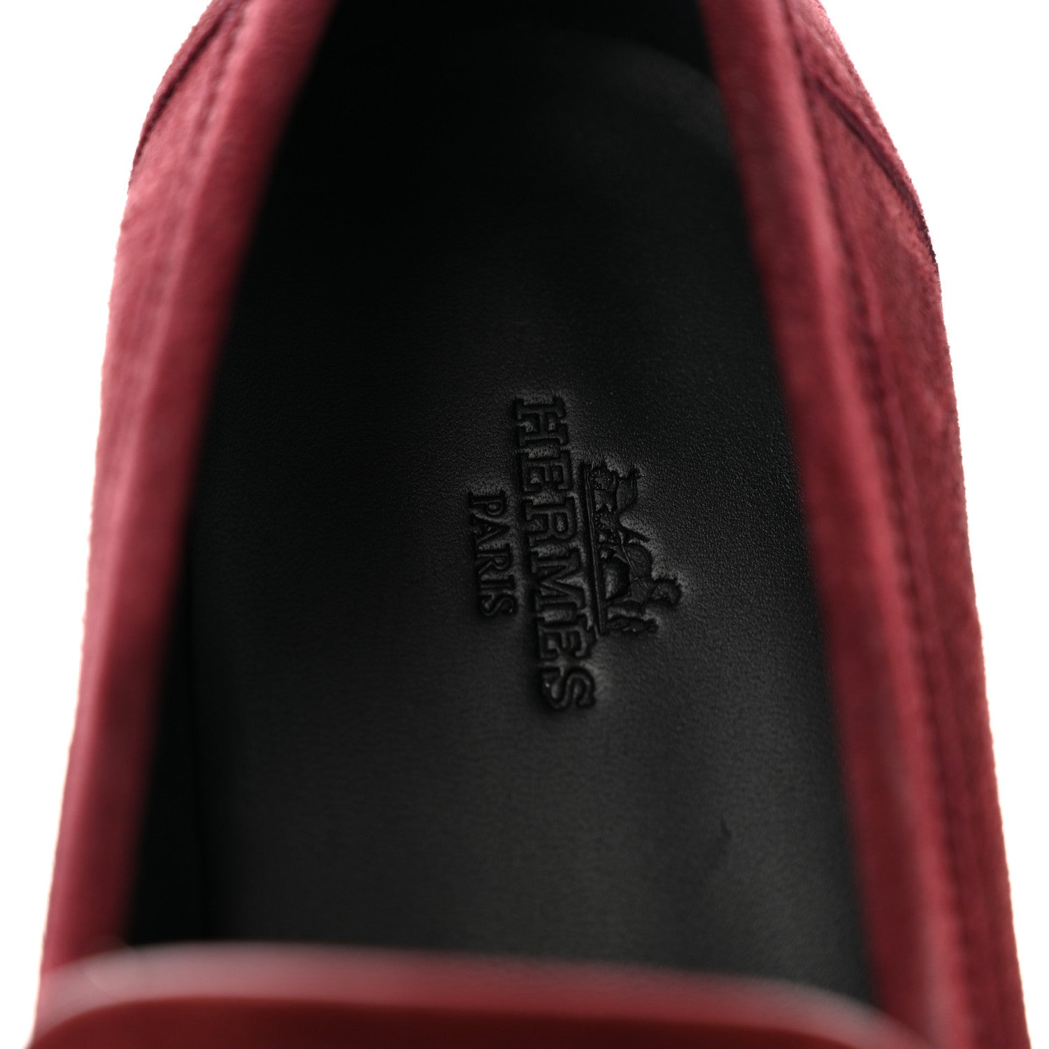 Suede Goatskin Womens Hot Loafer 38 Marron Mahogany