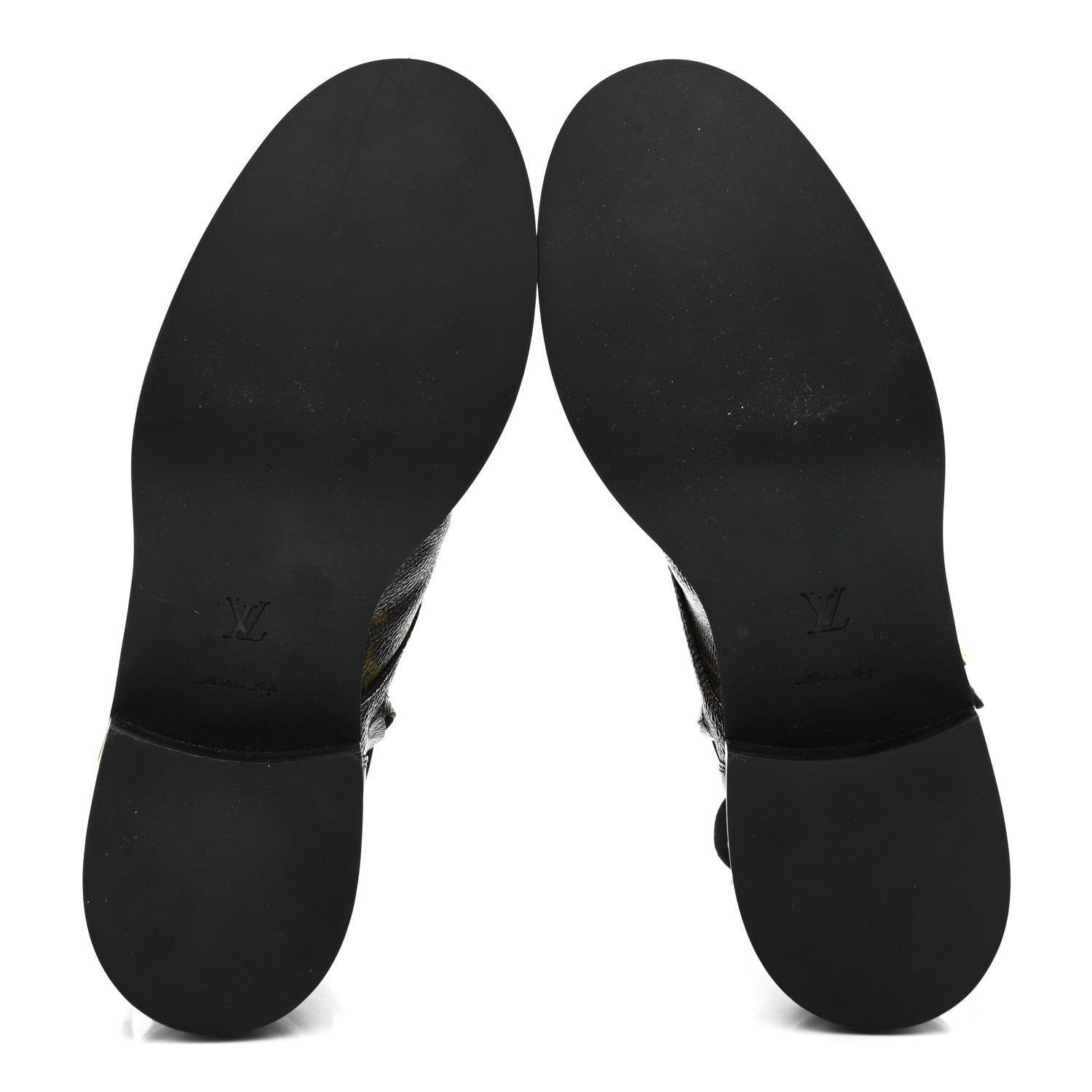Calfskin Monogram Wonderland Flat Ranger Boots 39 Black