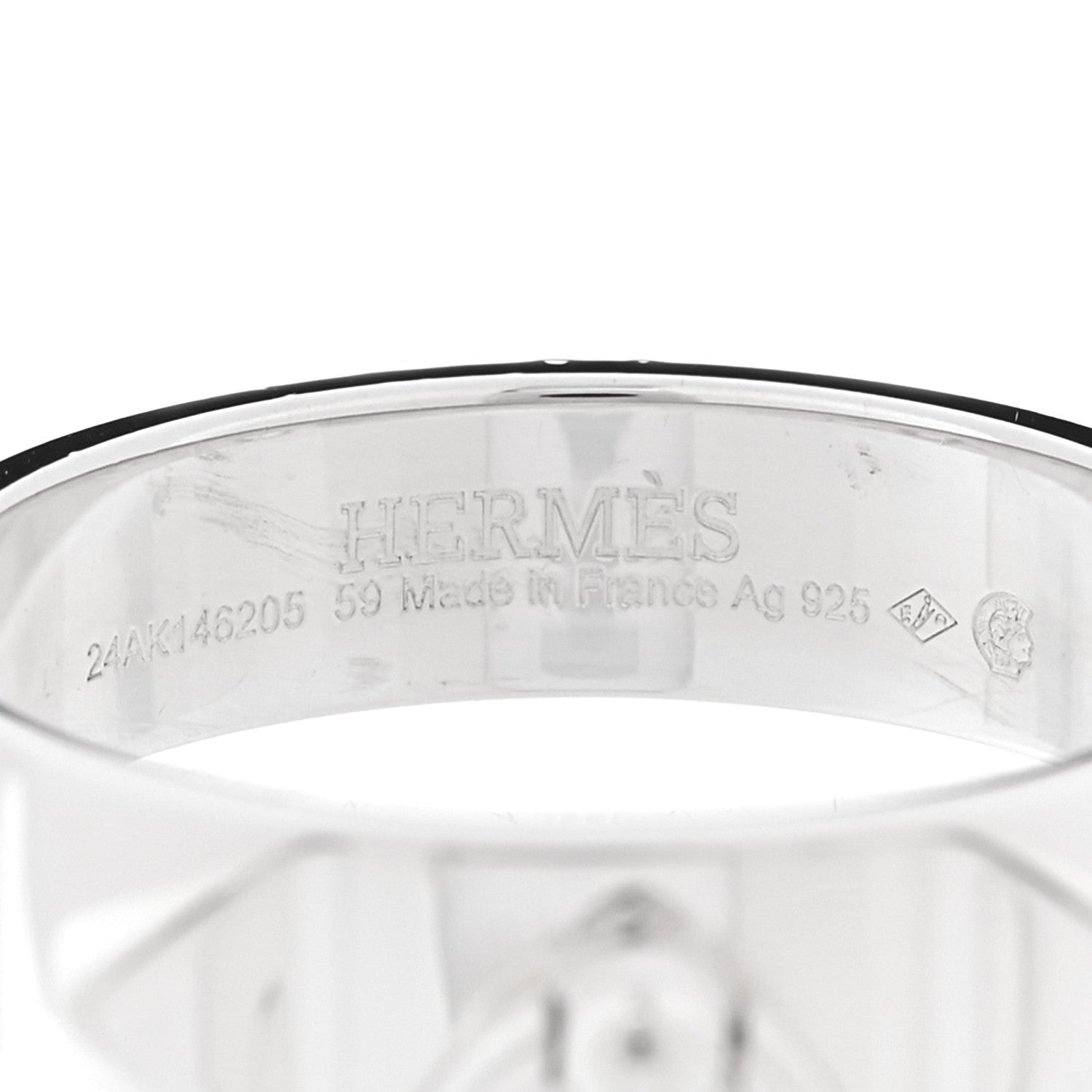 Sterling Silver PM Collier De Chien Ring 59 8.75