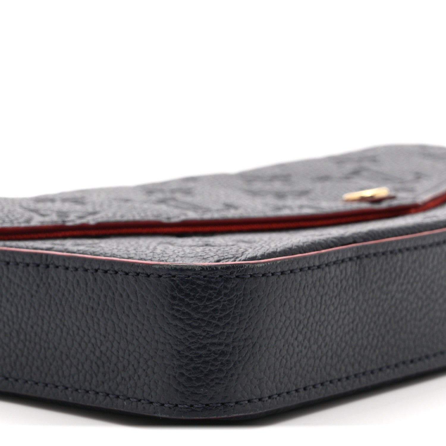Empreinte Pochette Felicie Chain Wallet Marine Rouge