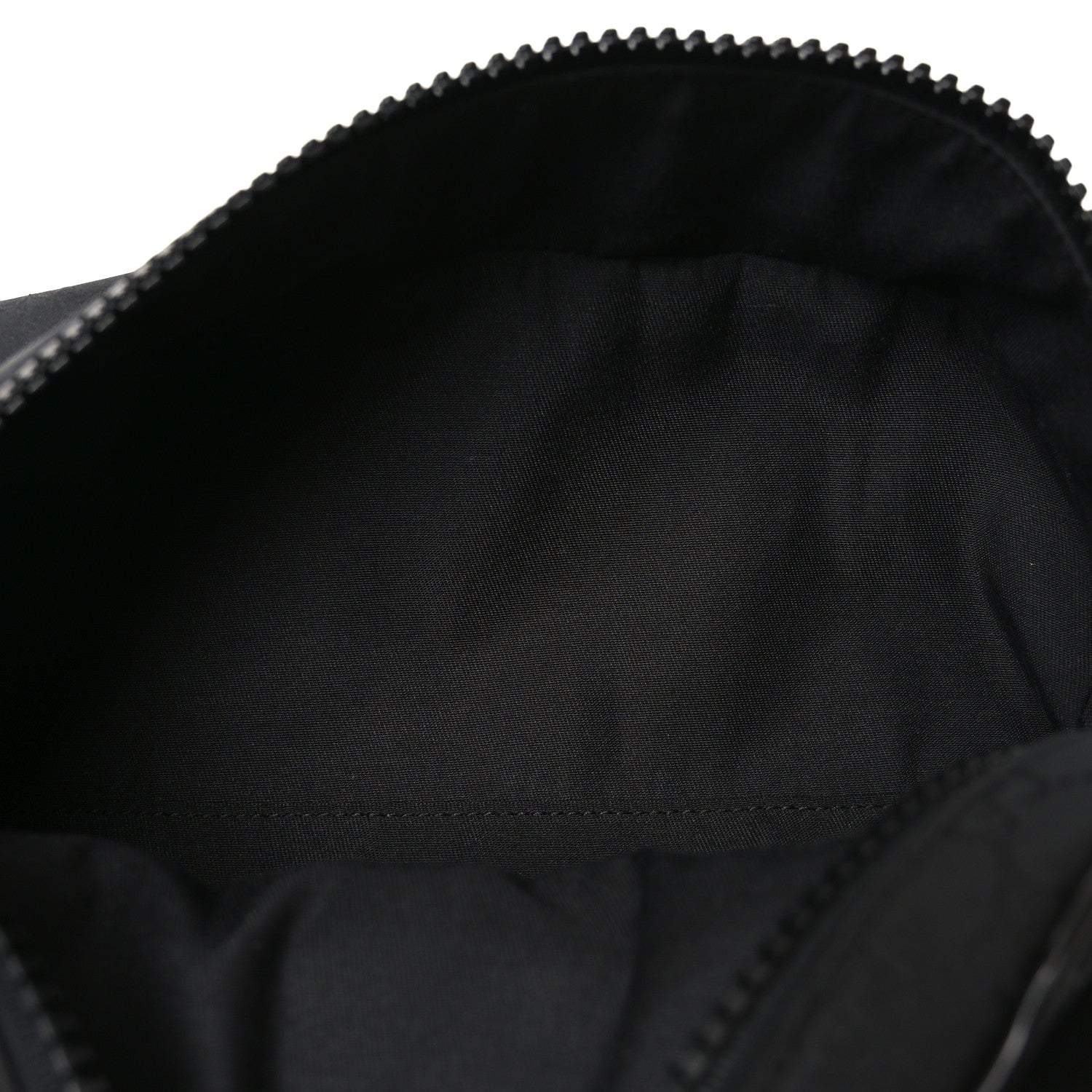 Nylon Monogram Fanny Pack Belt Bag Black