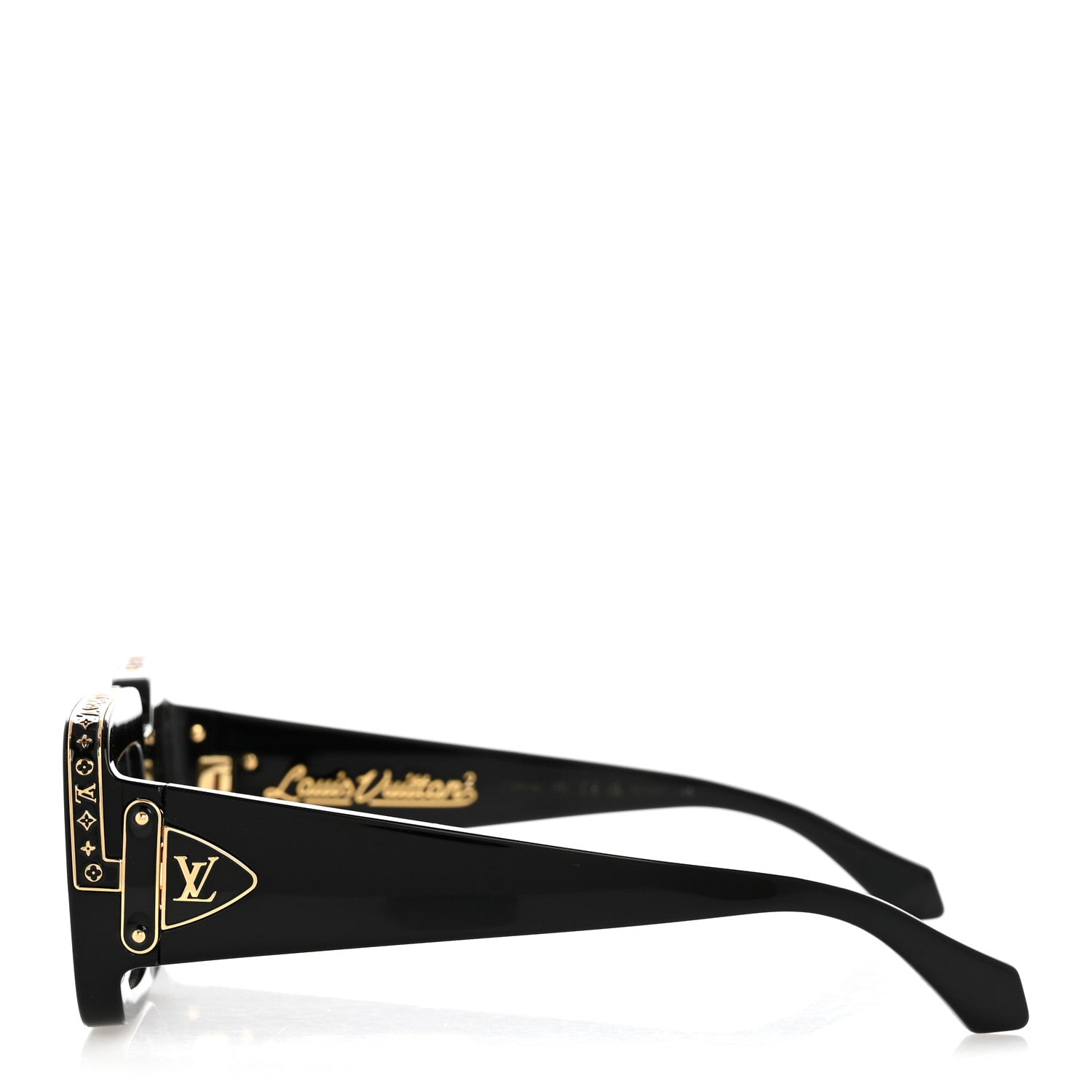 X NIGO Acetate 1.1 Zillionaires Sunglasses Z1591W Black