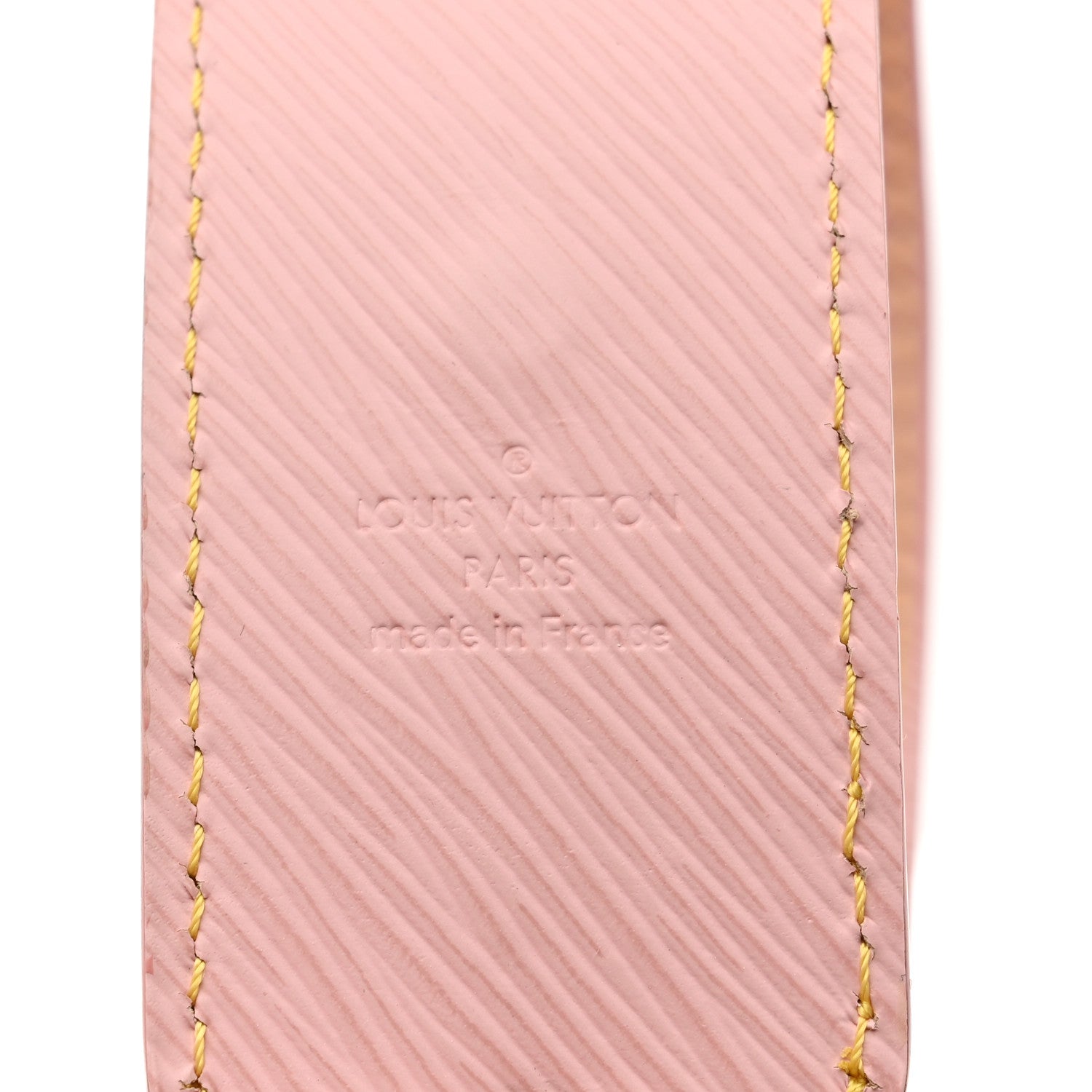 Epi Mechanical Flowers Bandouliere Shoulder Strap Rose Ballerine