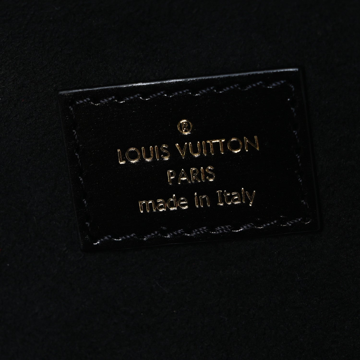 Reverse Monogram Vanity Chain Pouch