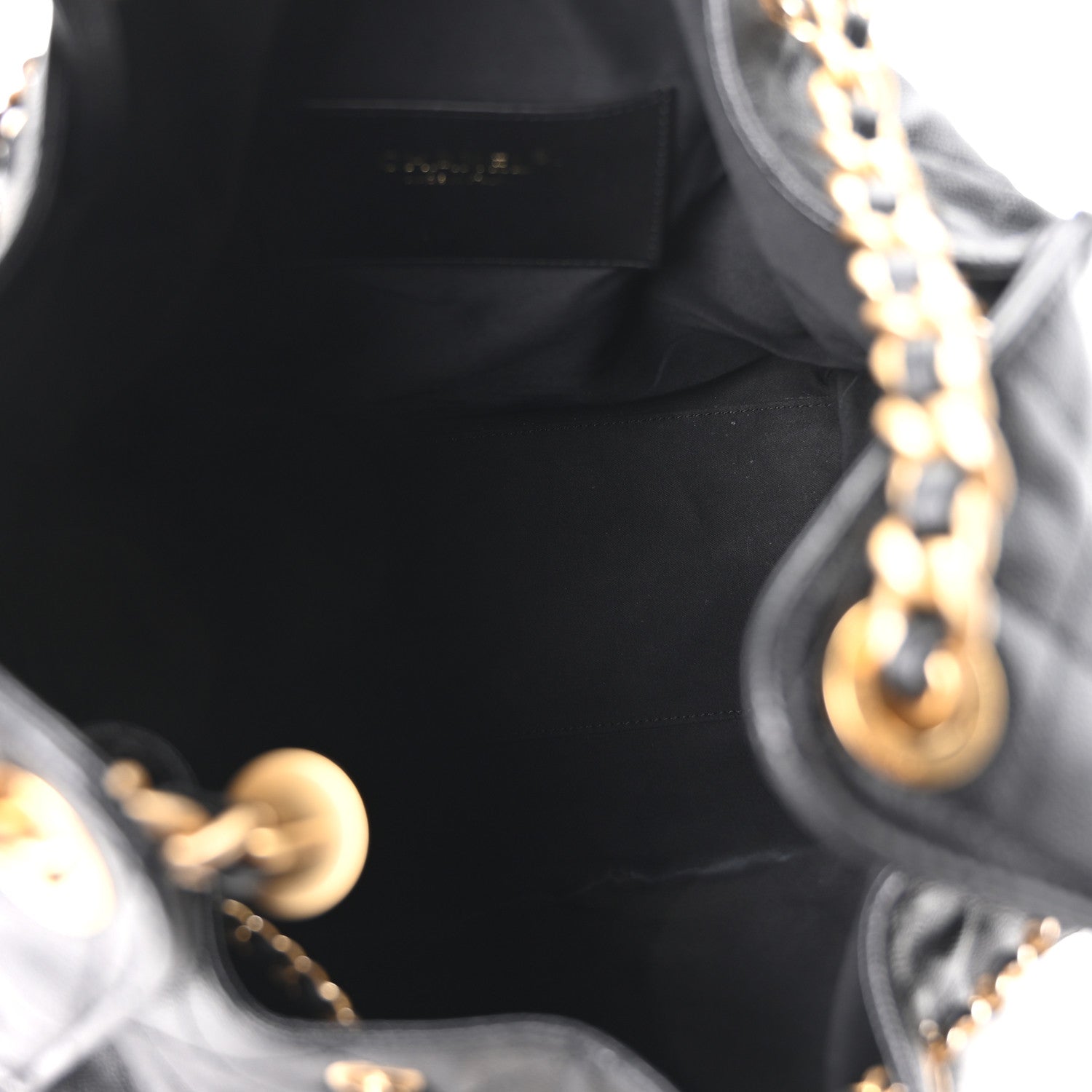 Caviar Quilted Medium Chanel 25 Handbag Black