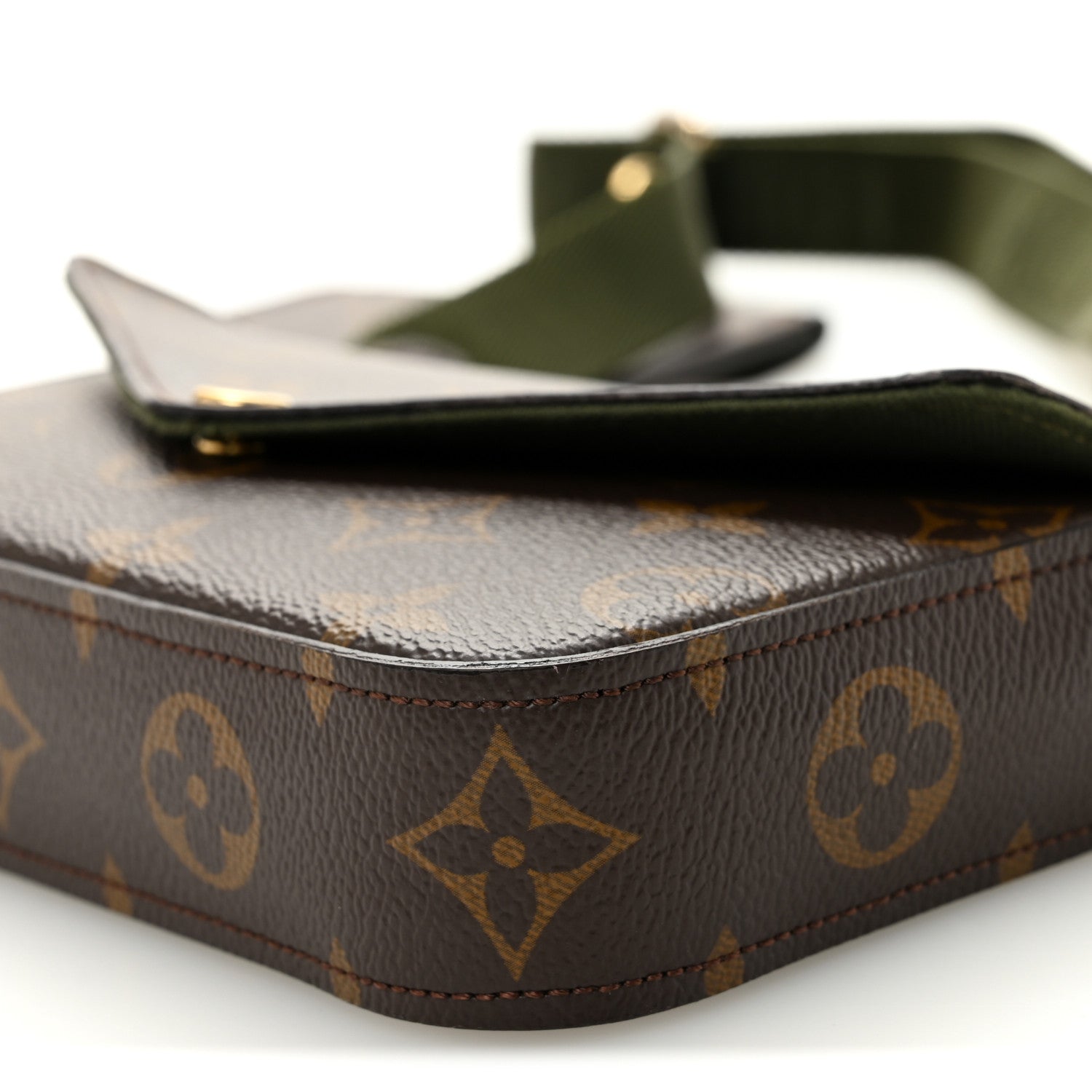 Monogram Felicie Strap & Go Kaki