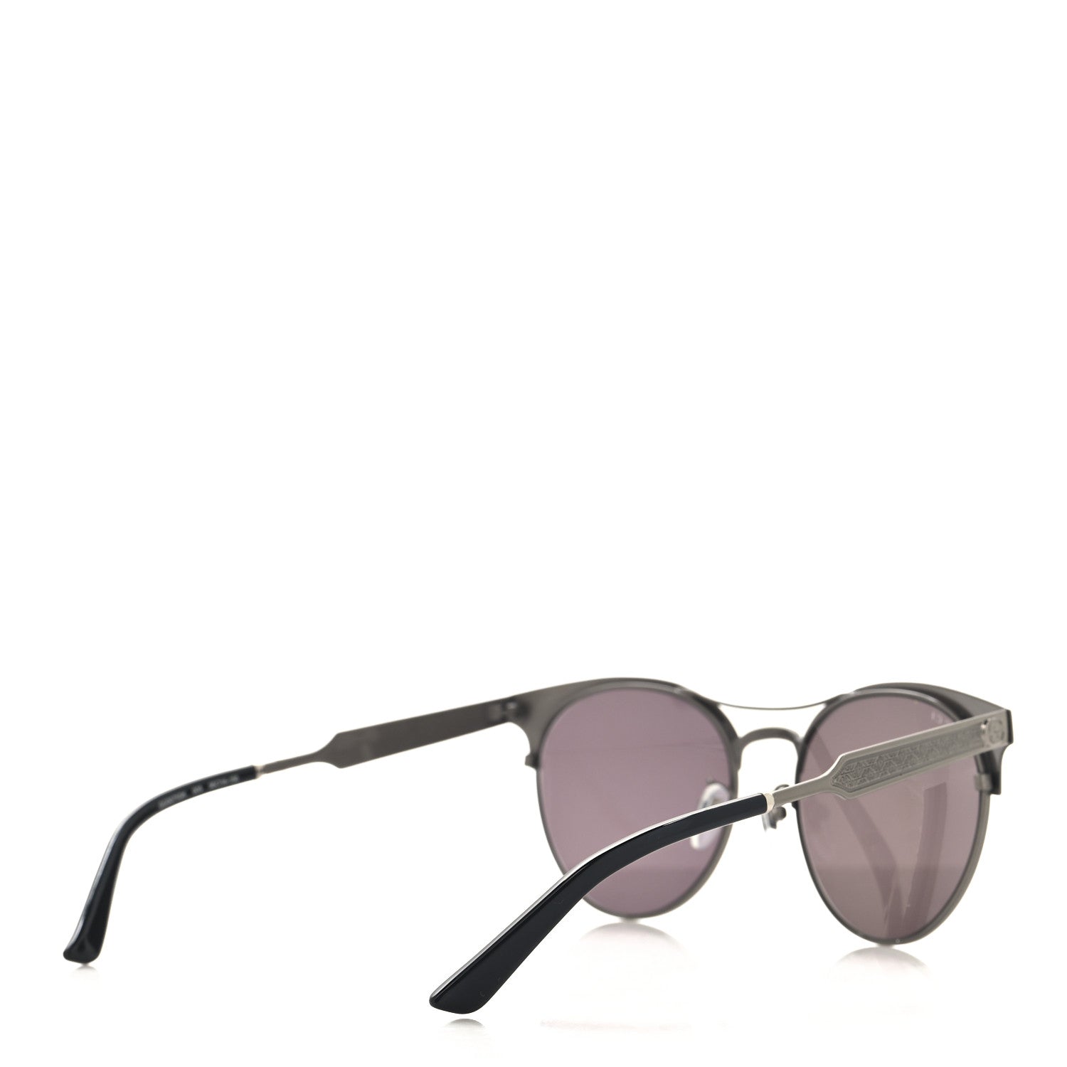 Metal Round GG0075SK Sunglasses Silver