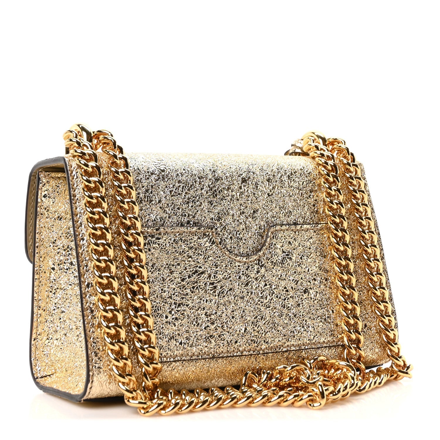 Galassia Small Padlock Shoulder Bag Platino