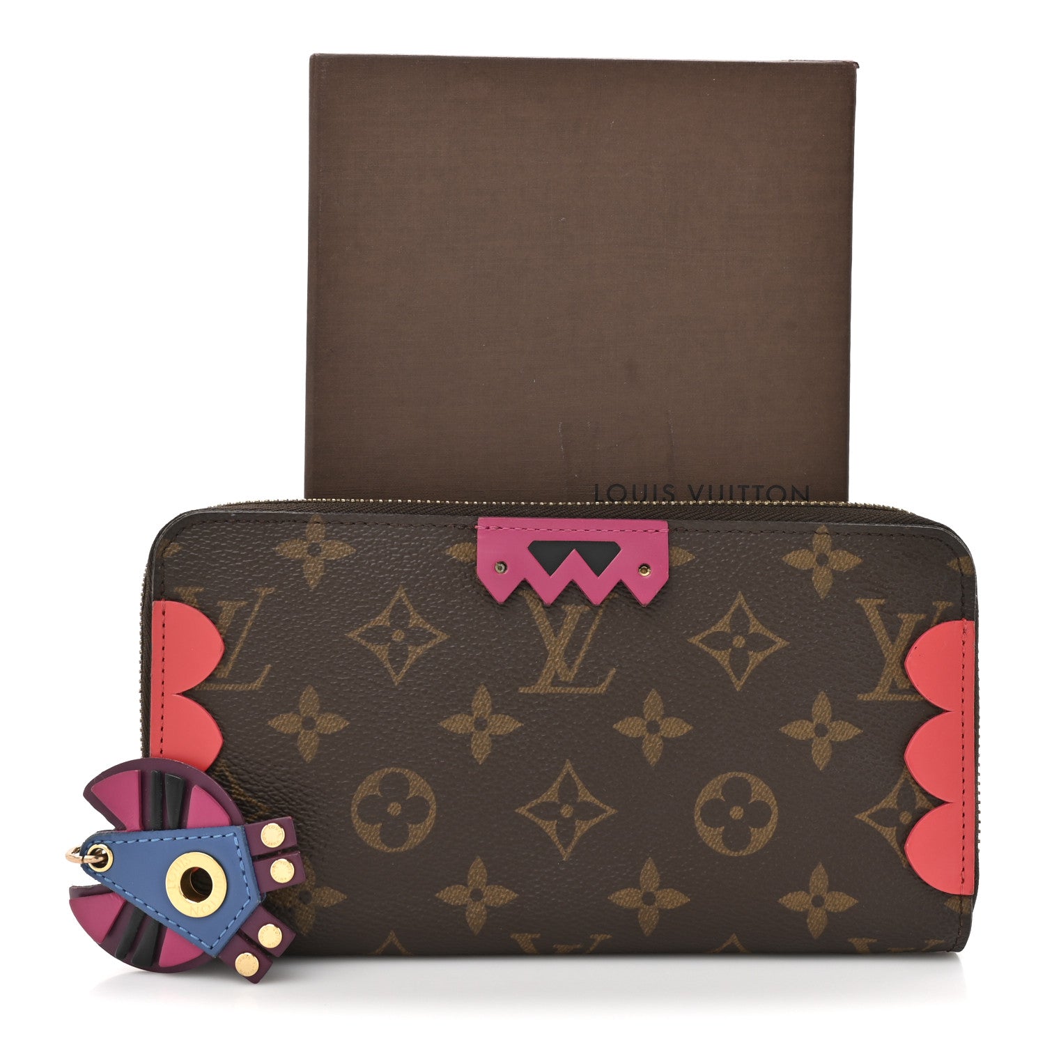 Monogram Totem Zippy Wallet Flamingo
