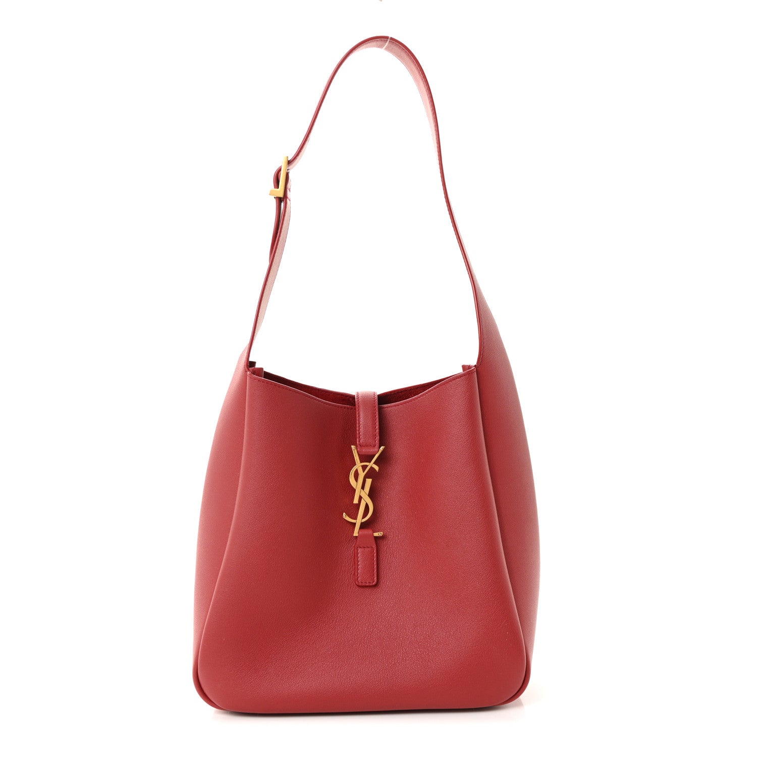 Smooth Calfskin Small Le 5 A 7 Soft Hobo Red Danger