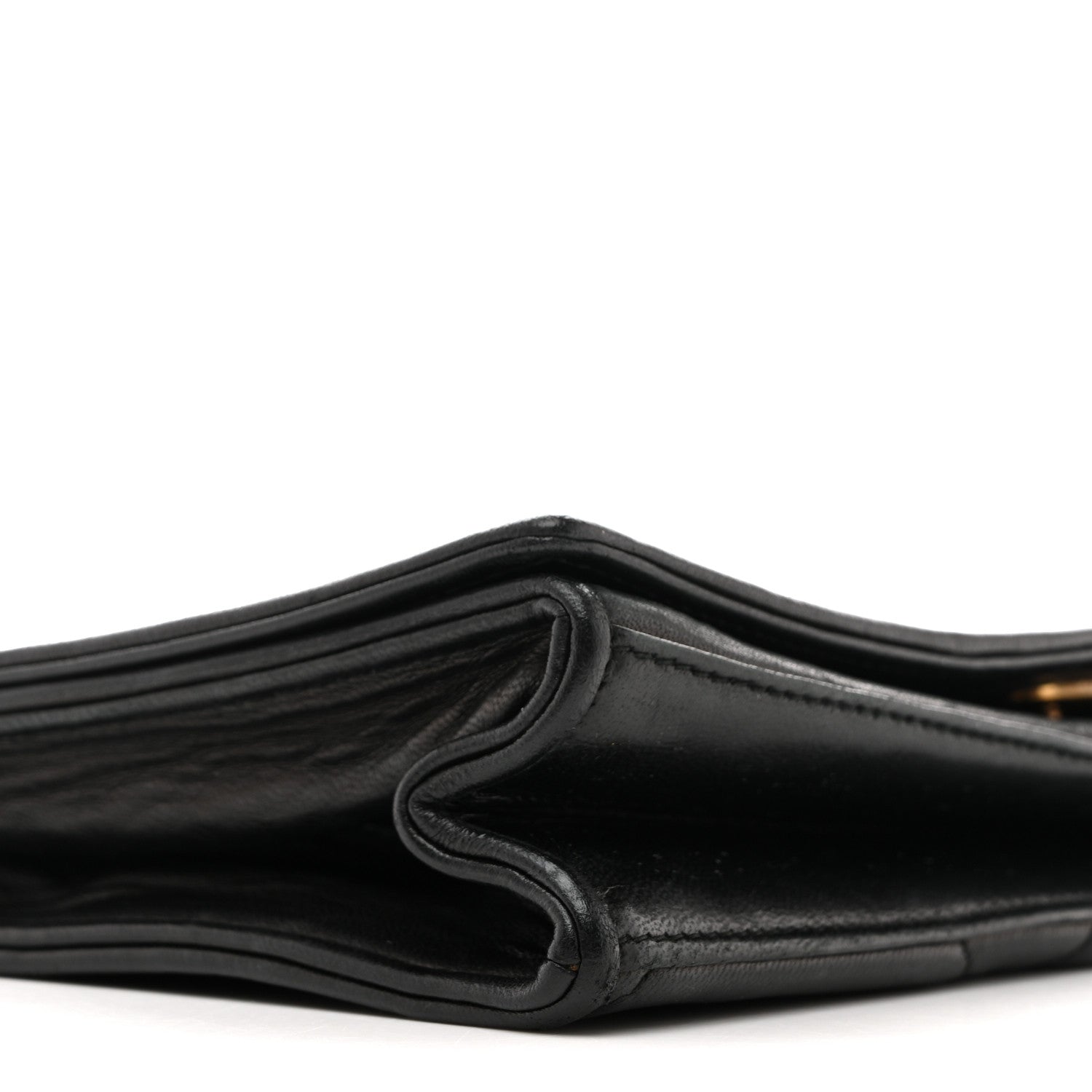Lambskin Quilted Diamond CC Flap Black