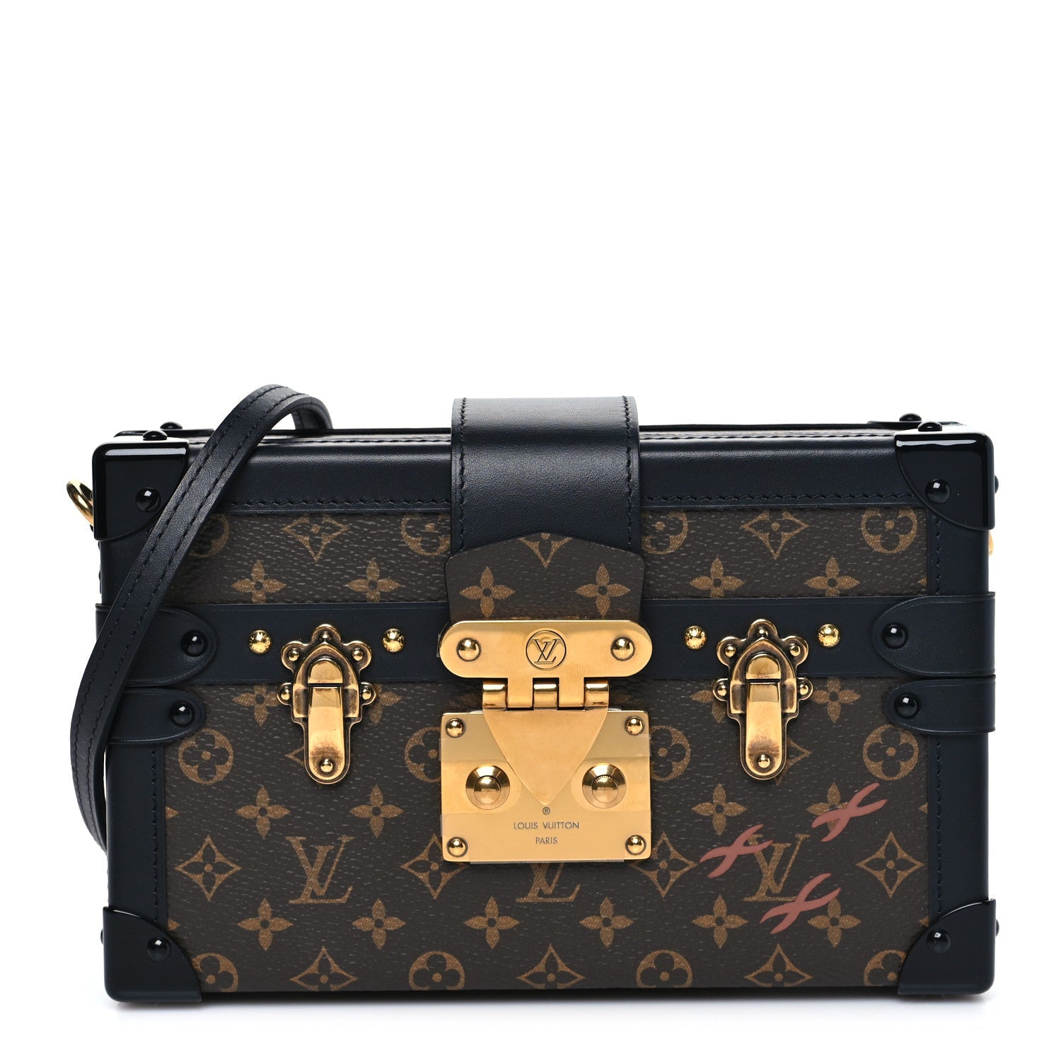 Monogram Petite Malle Black