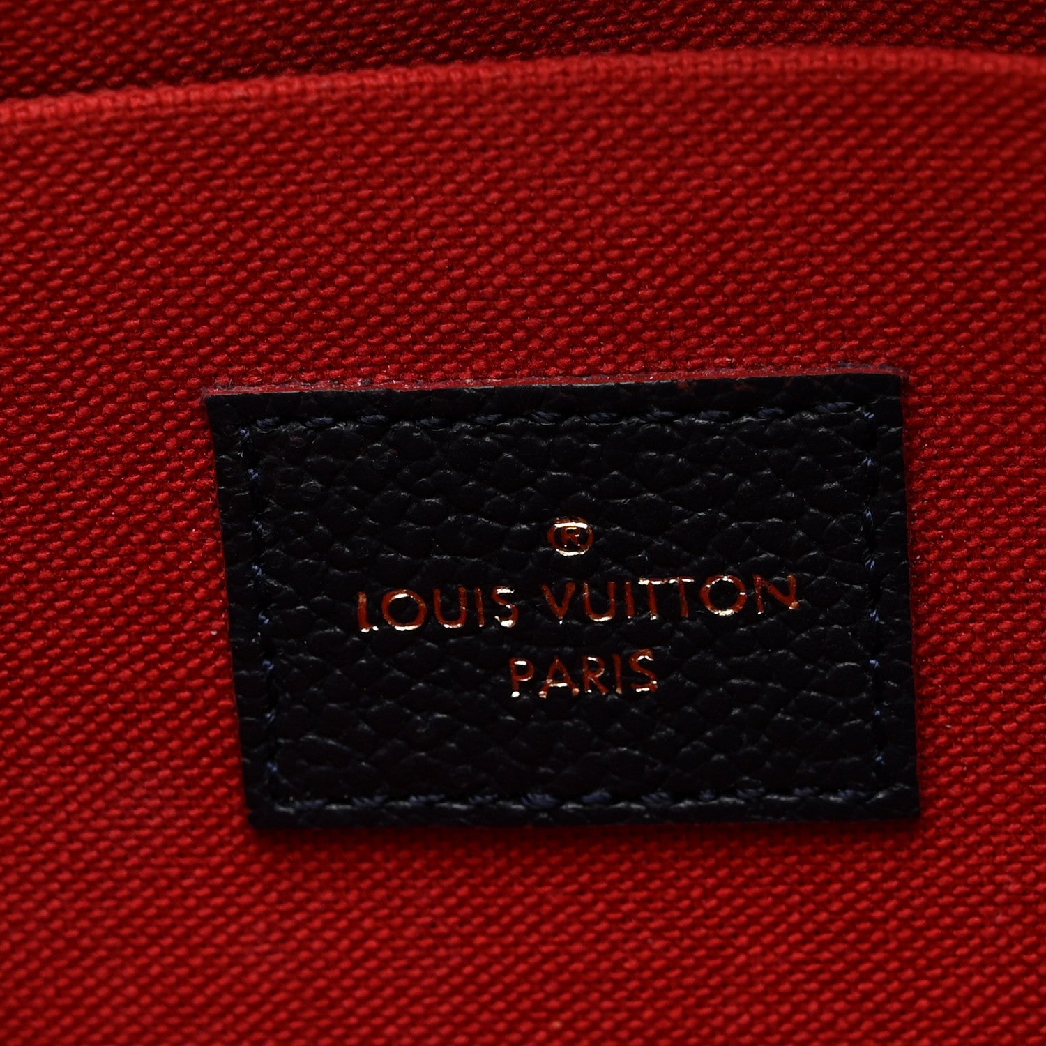 Empreinte Pochette Felicie Chain Wallet Marine Rouge