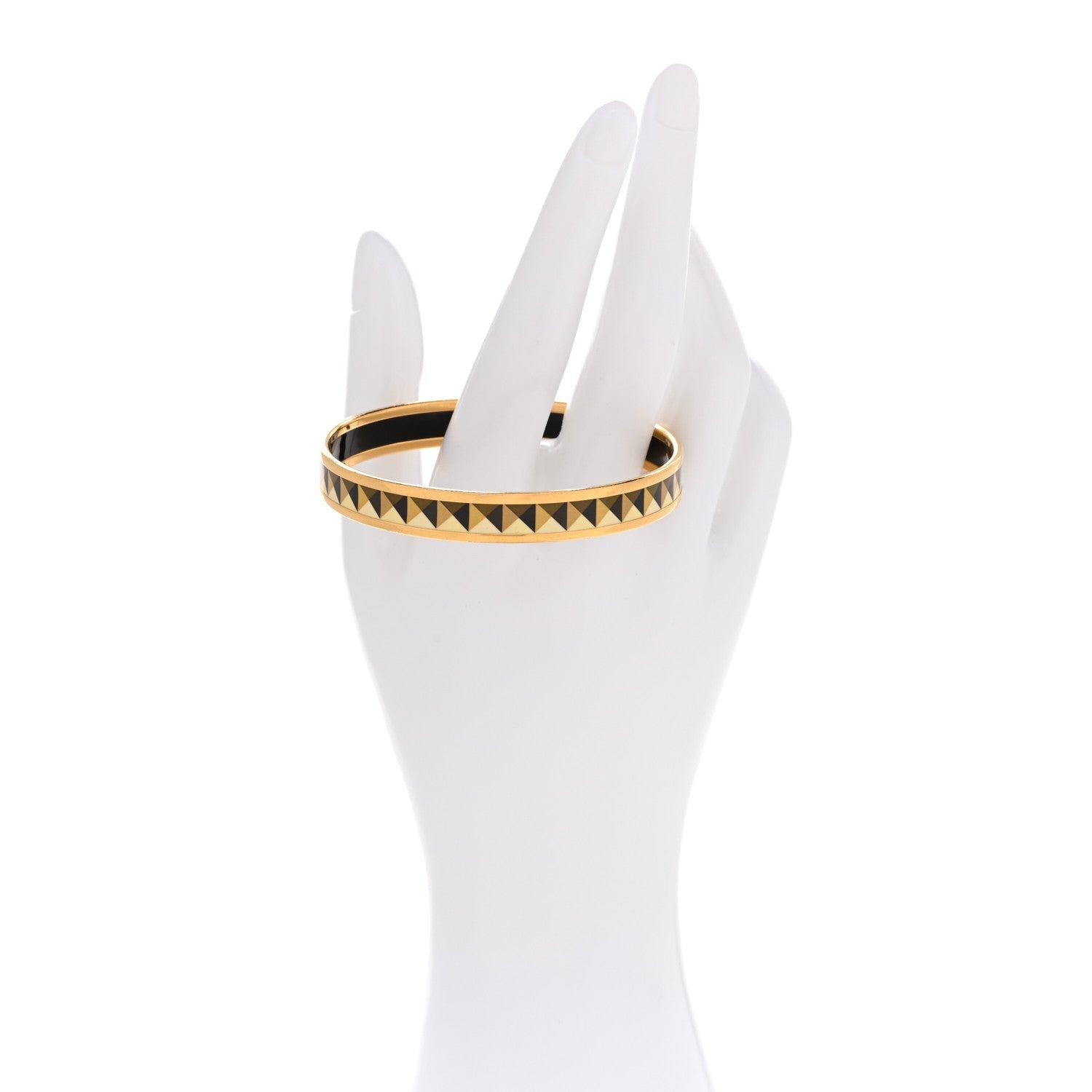 Enamel Printed Narrow Clous en Trompe l'Oeil Bracelet 65