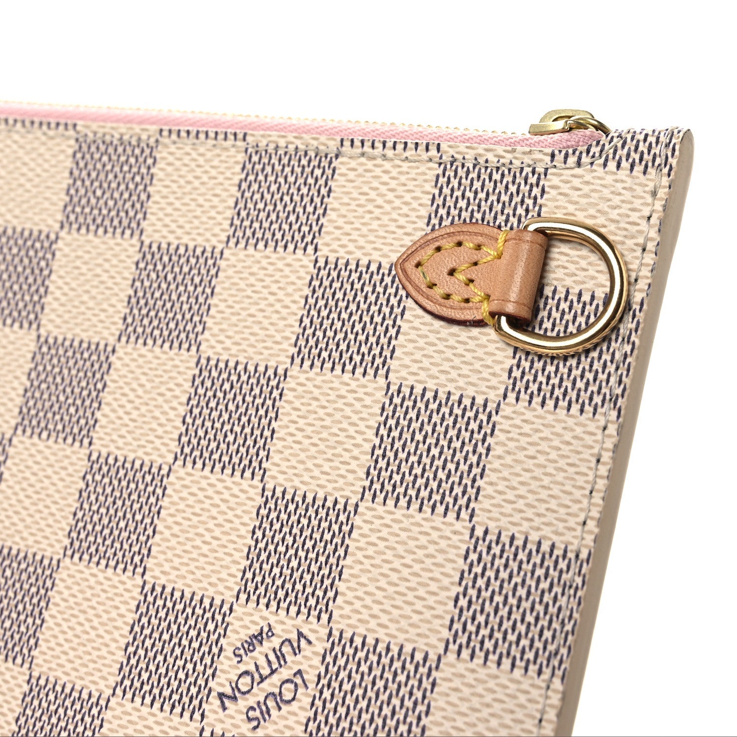 Damier Azur Neverfull MM GM Pochette Rose Ballerine