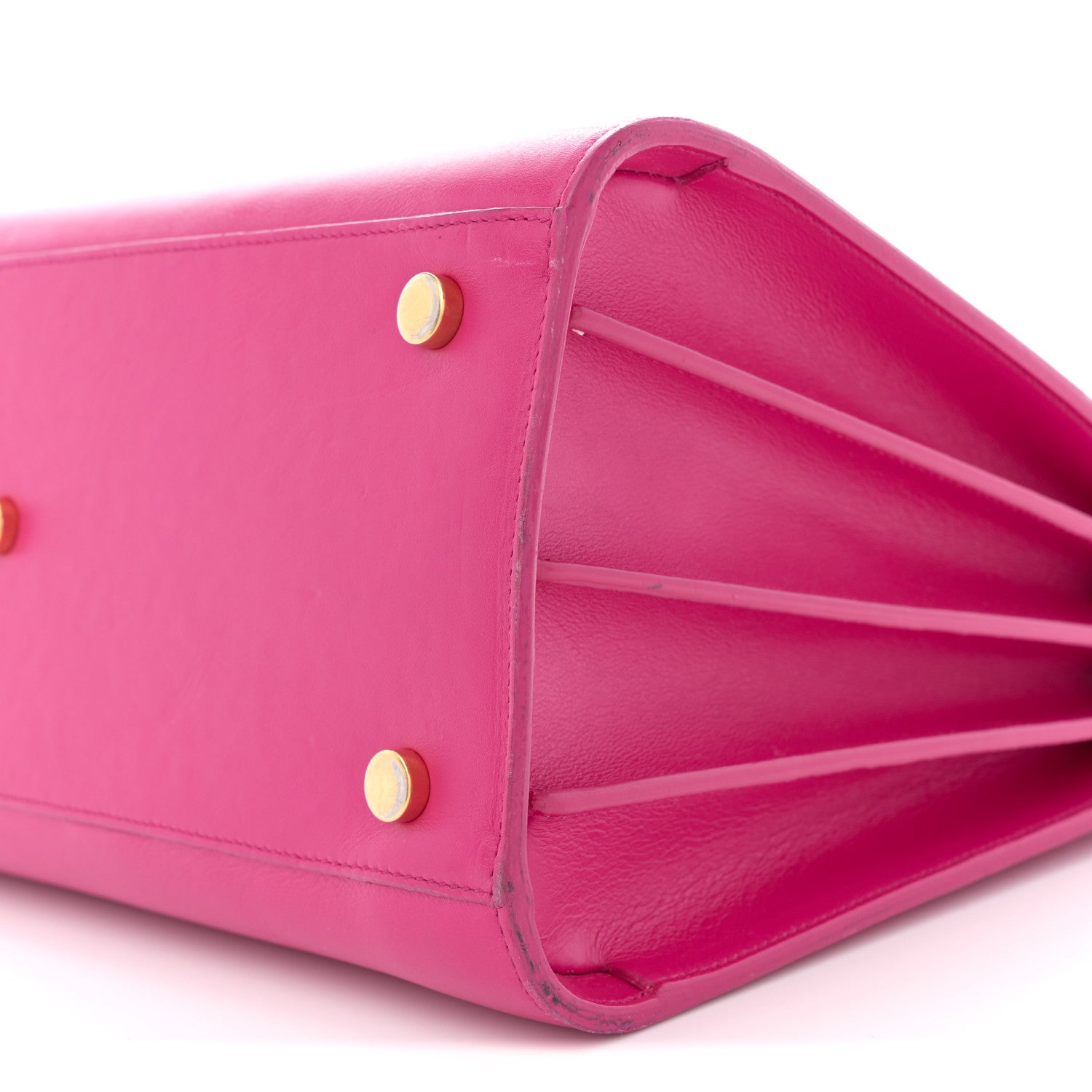 Calfskin Small Sac De Jour Lipstick Fuchsia