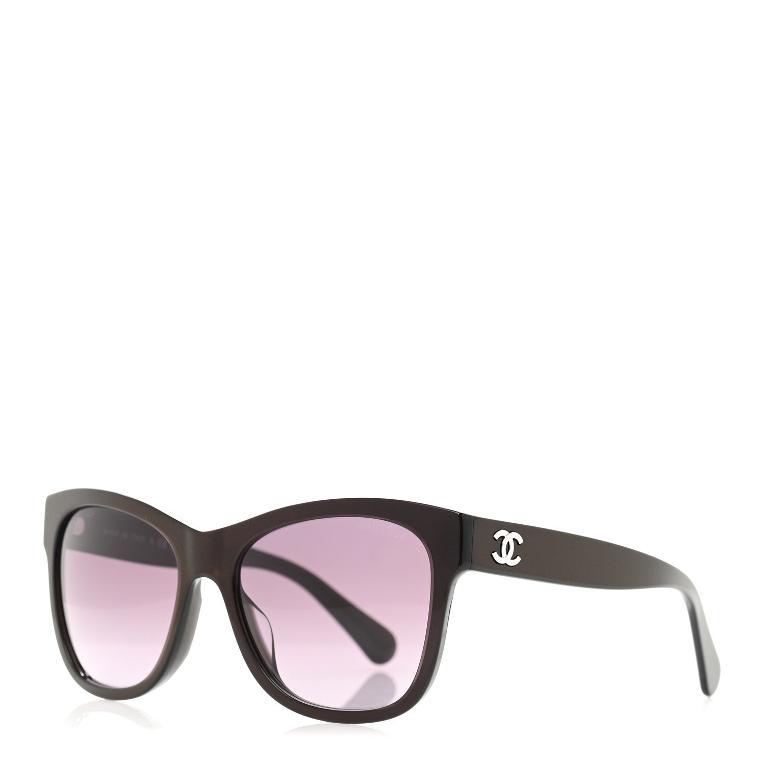 Acetate Polarized Square CC Sunglasses 5380 Purple