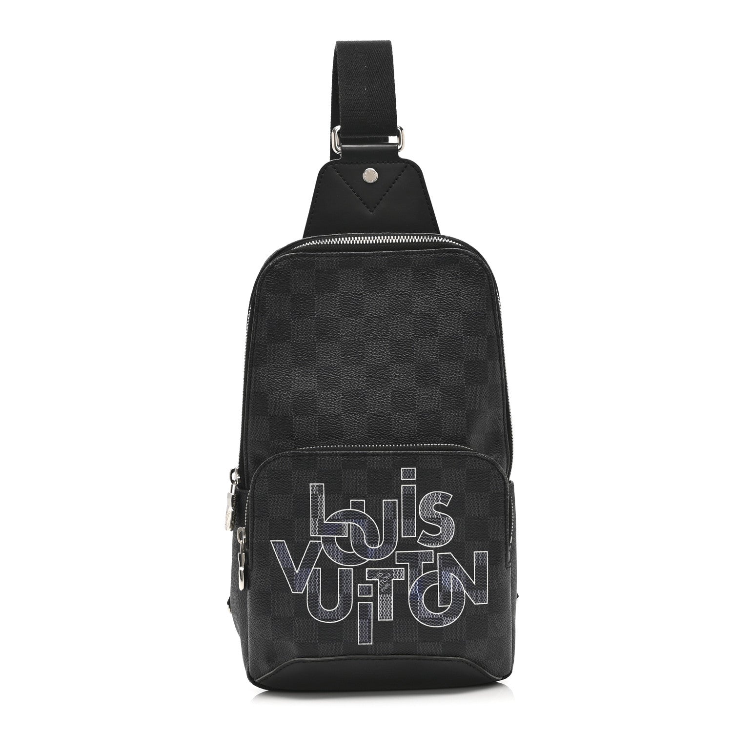 Damier Graphite Logo Avenue Sling Backpack