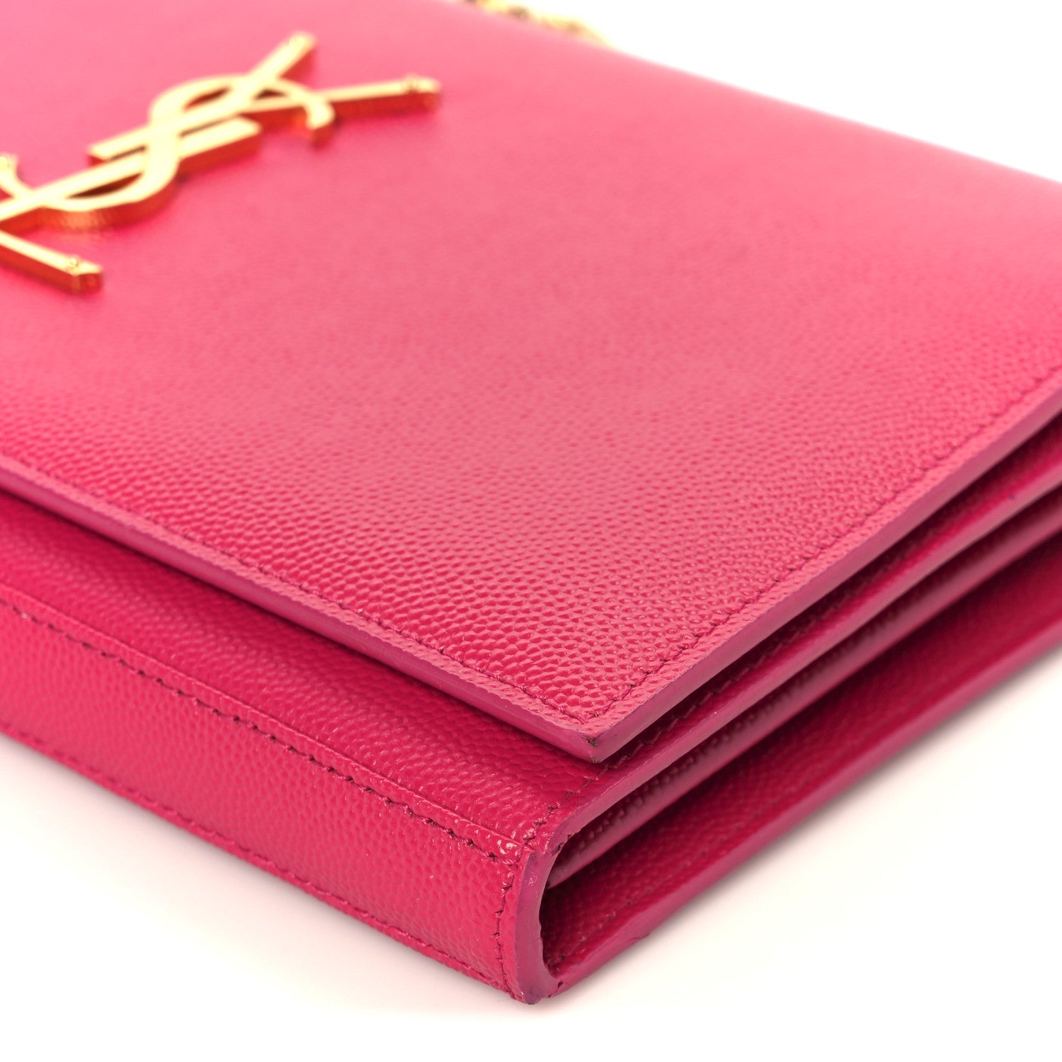 Grain De Poudre Monogram Chain Wallet Bubblegum