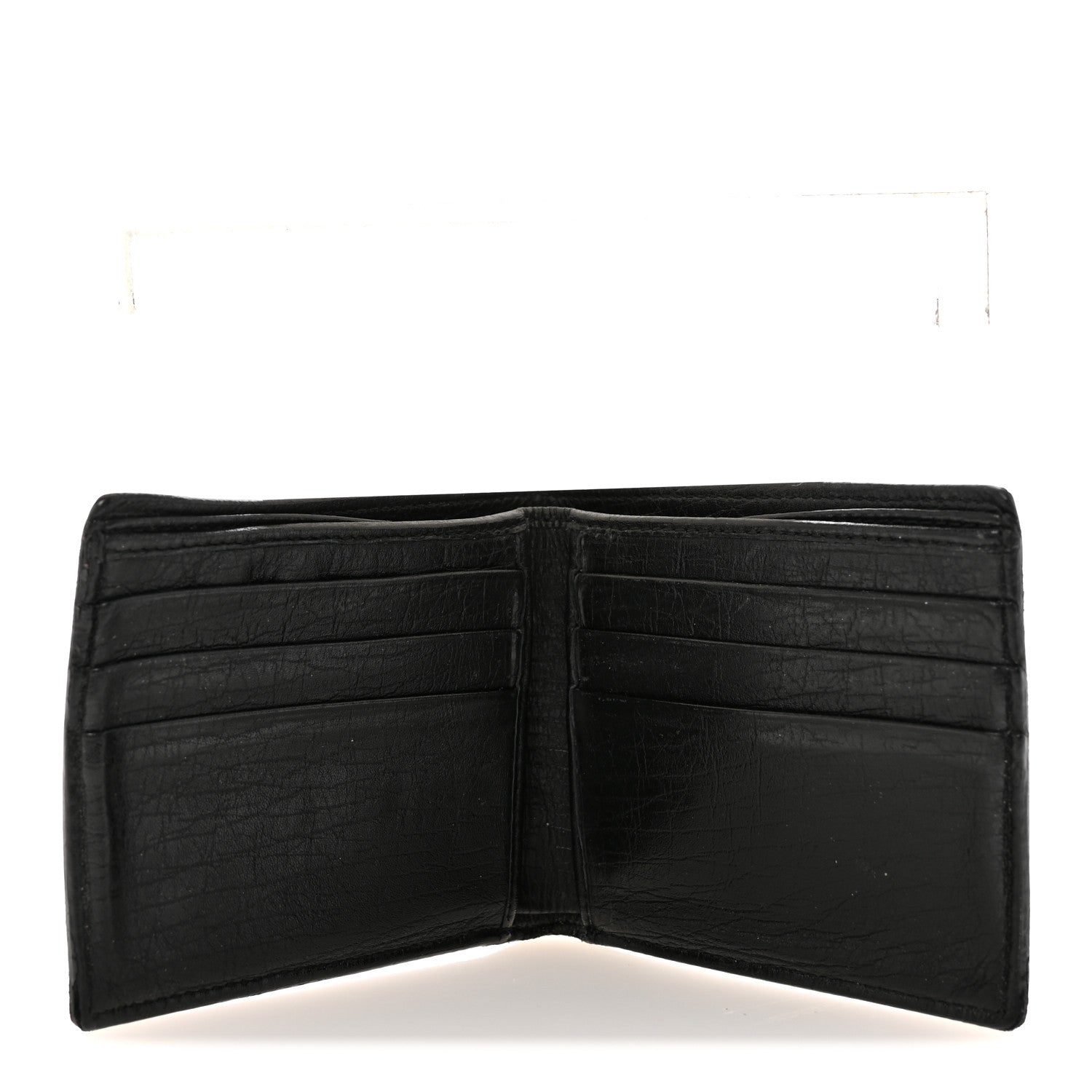 GG Supreme Monogram Bi-Fold Wallet Black