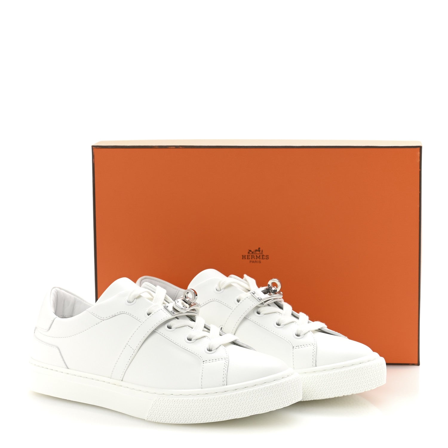 Calfskin Day Sneakers 37.5 White