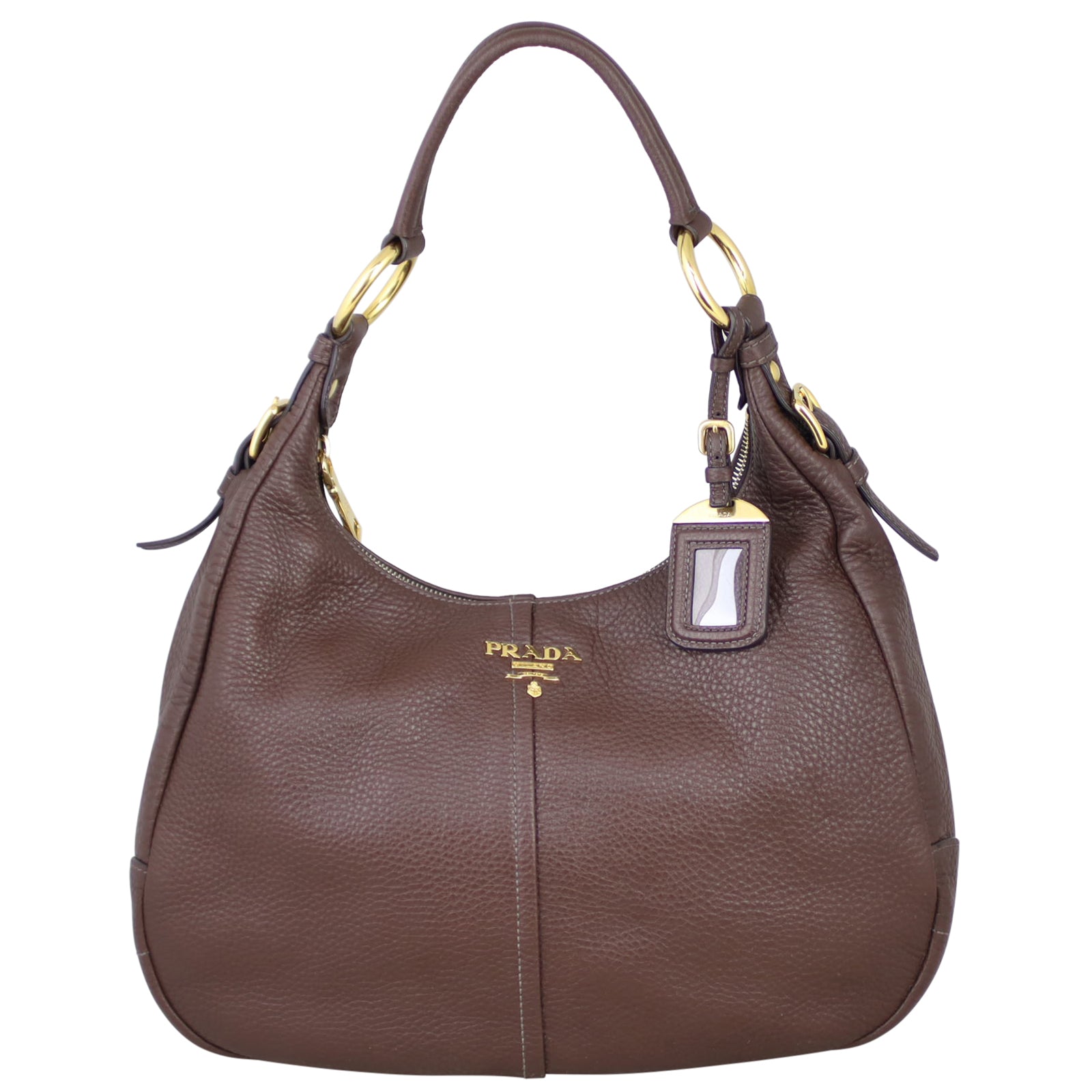 Prada Vitello Daino Hobo