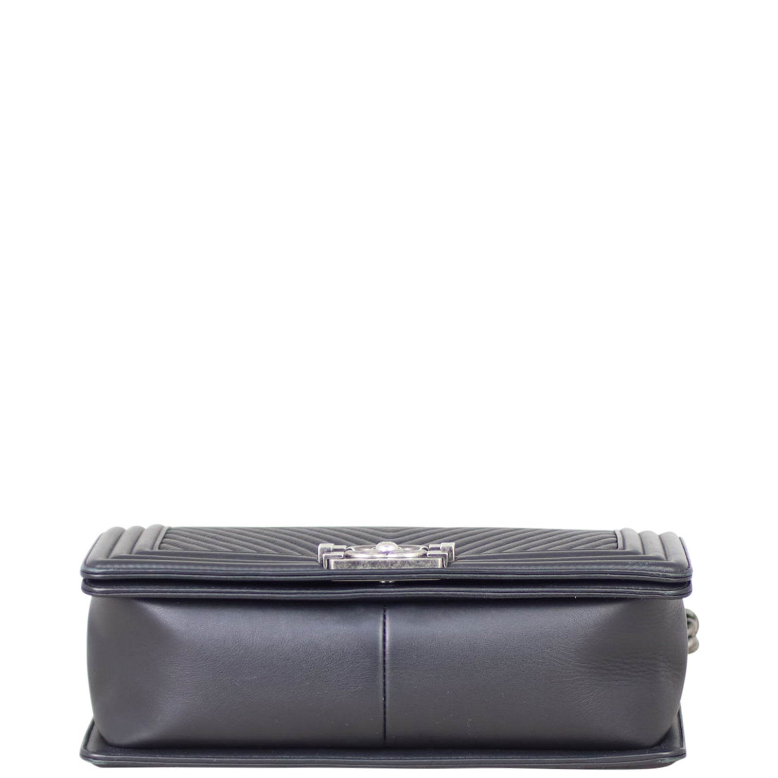 Chanel Boy Old Medium | Black Chevron