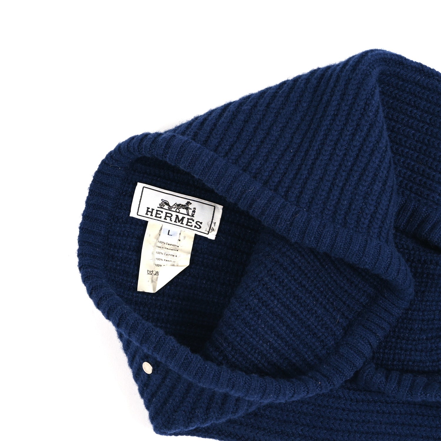 Cashmere Balaclava L Navy