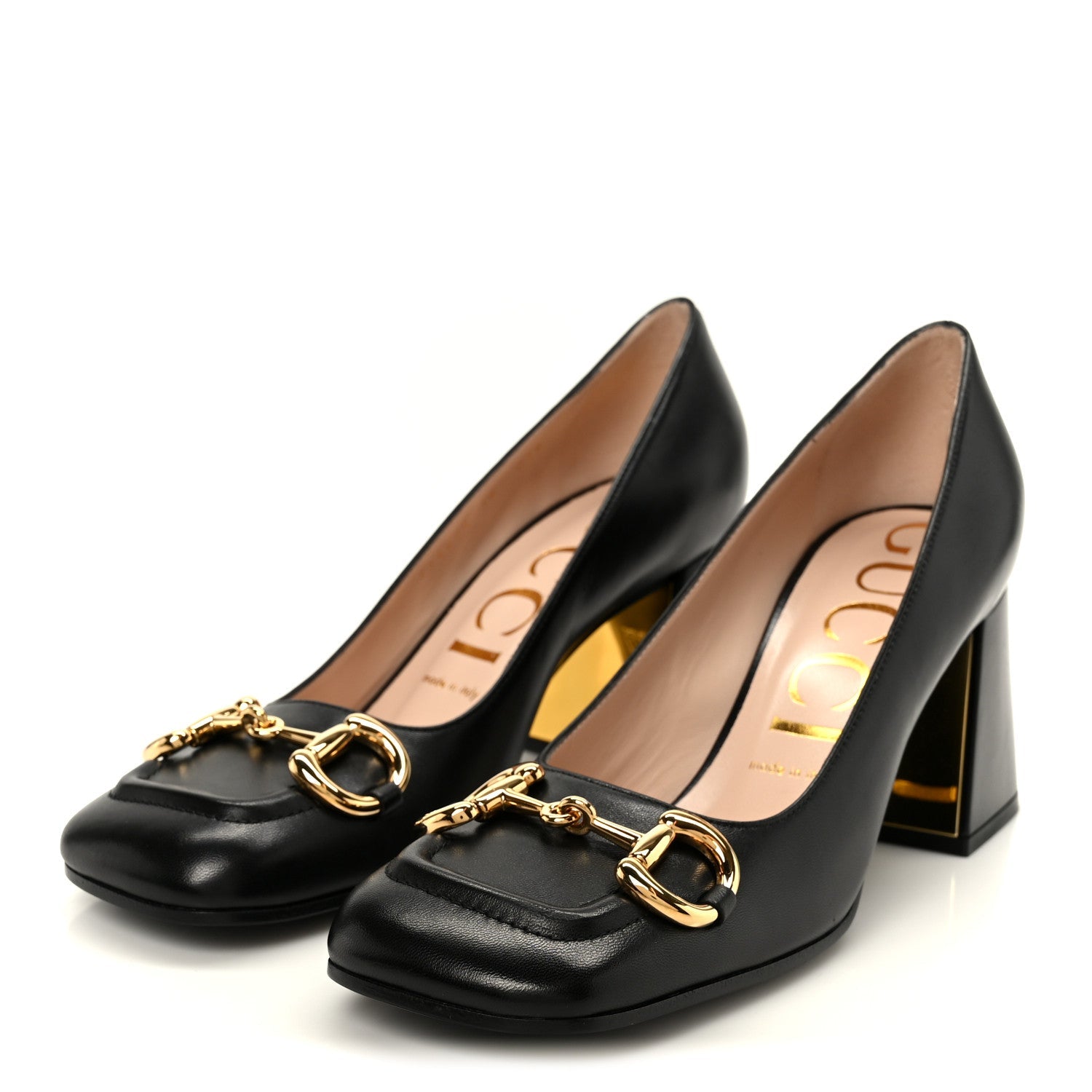Malaga Kid Horsebit 75mm Pumps 38 Black
