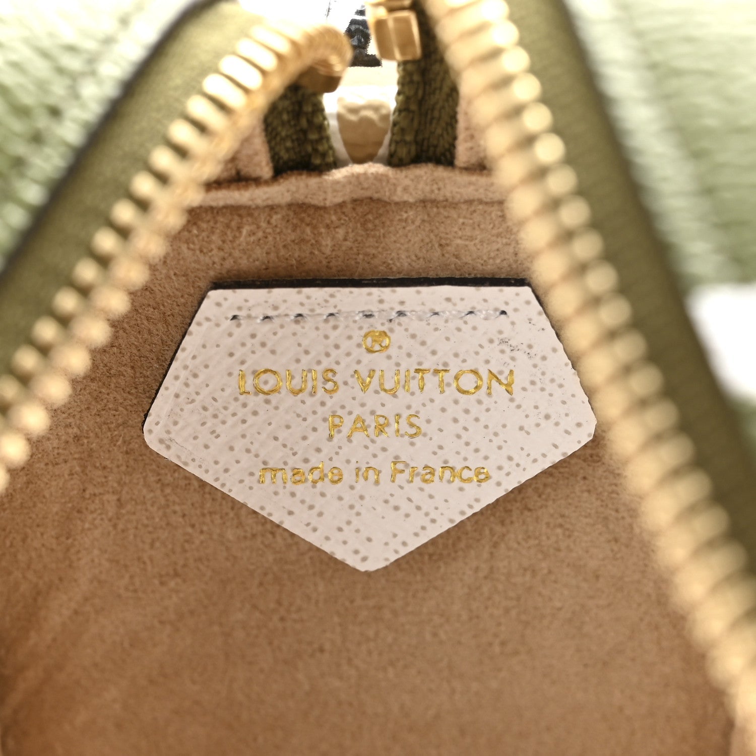 Monogram Giant Beach Pouch Kaki