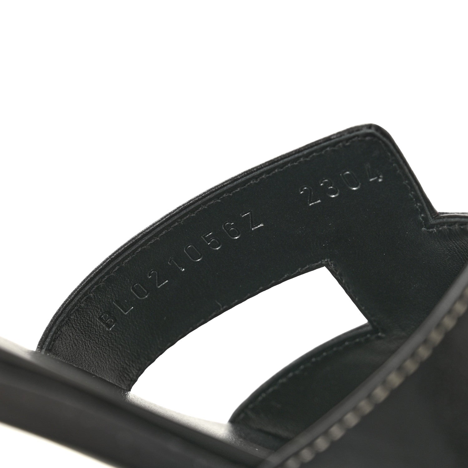 Box Calfskin Oran Sandals 39.5 Black