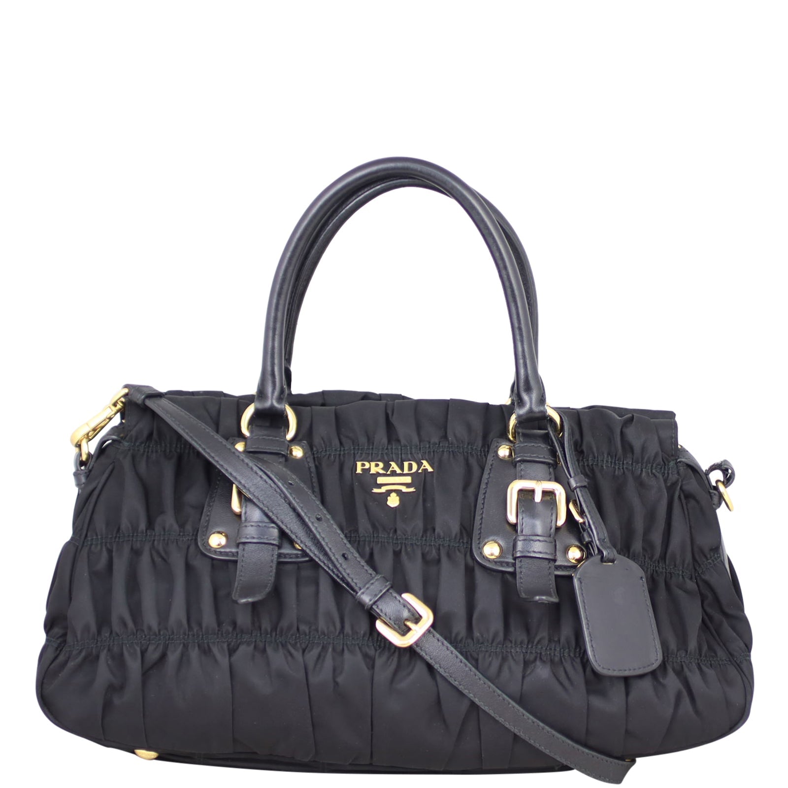 Prada Tessuto Gaufe Small Tote