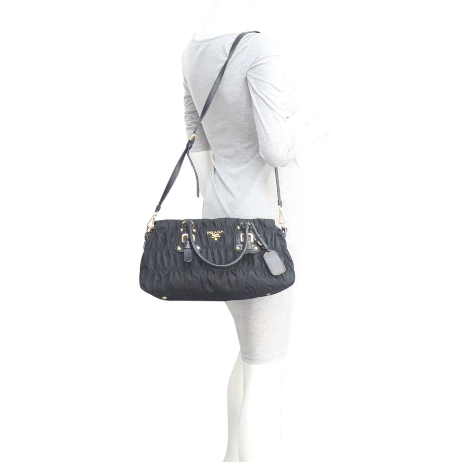 Prada Tessuto Gaufe Small Tote