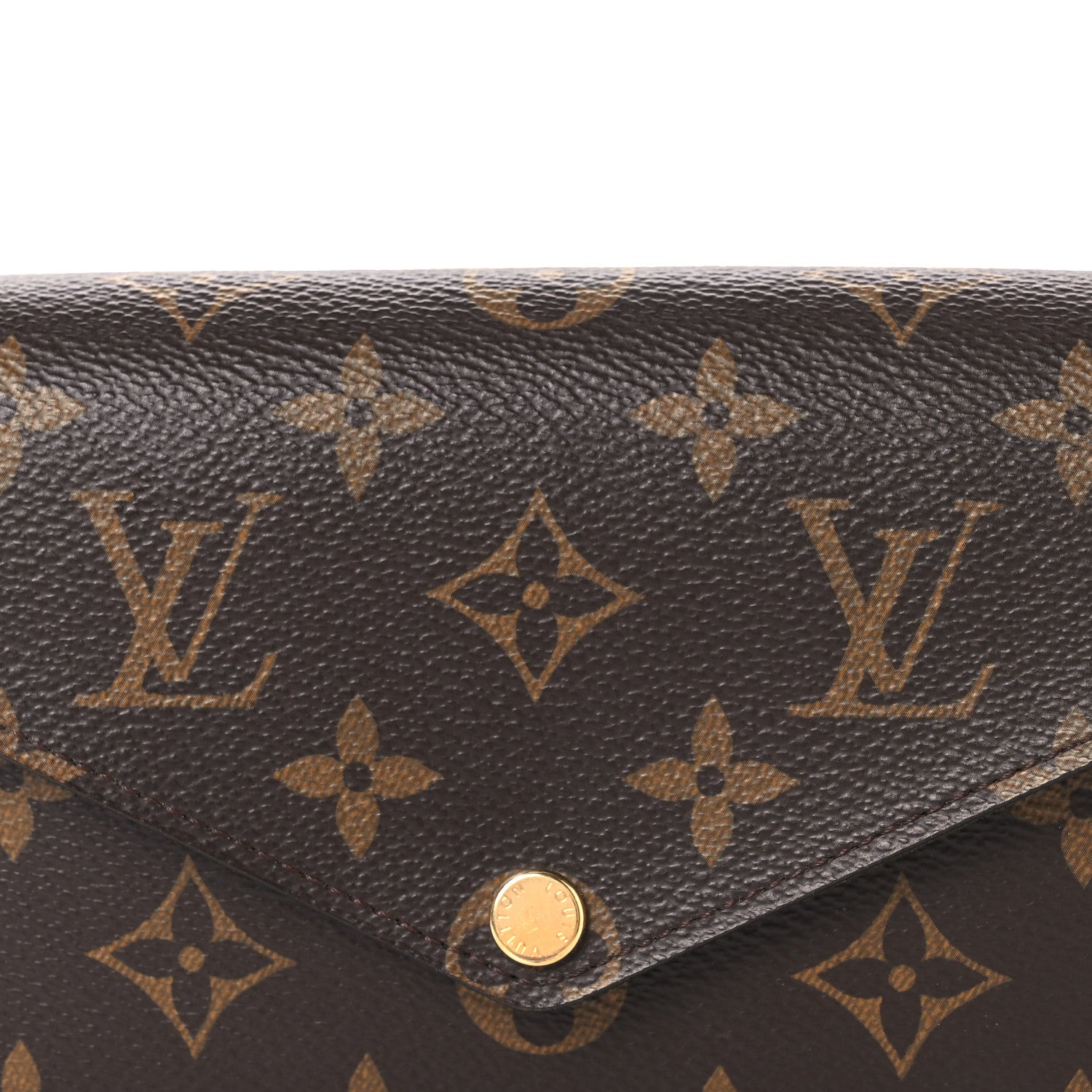 Monogram Felicie Strap & Go Kaki