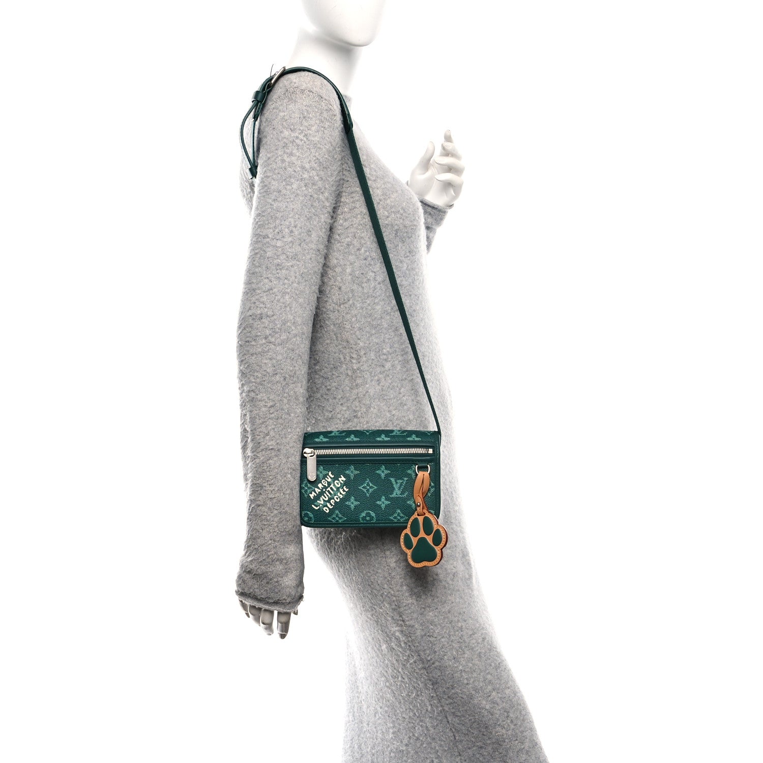 Monogram Heritage Bosphore Wearable Wallet Green