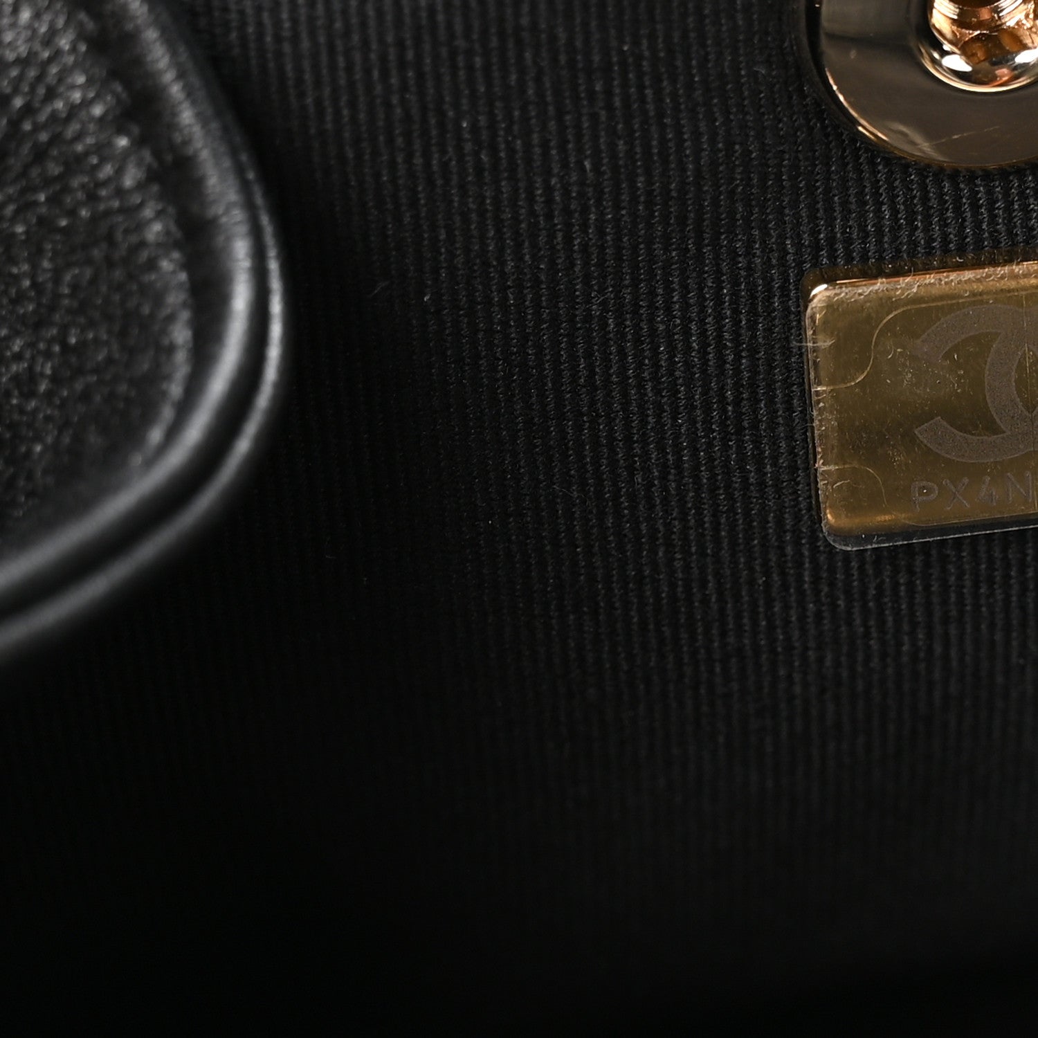Glazed Aged Calfskin Quilted Small Duma Drawstring Backpack Black