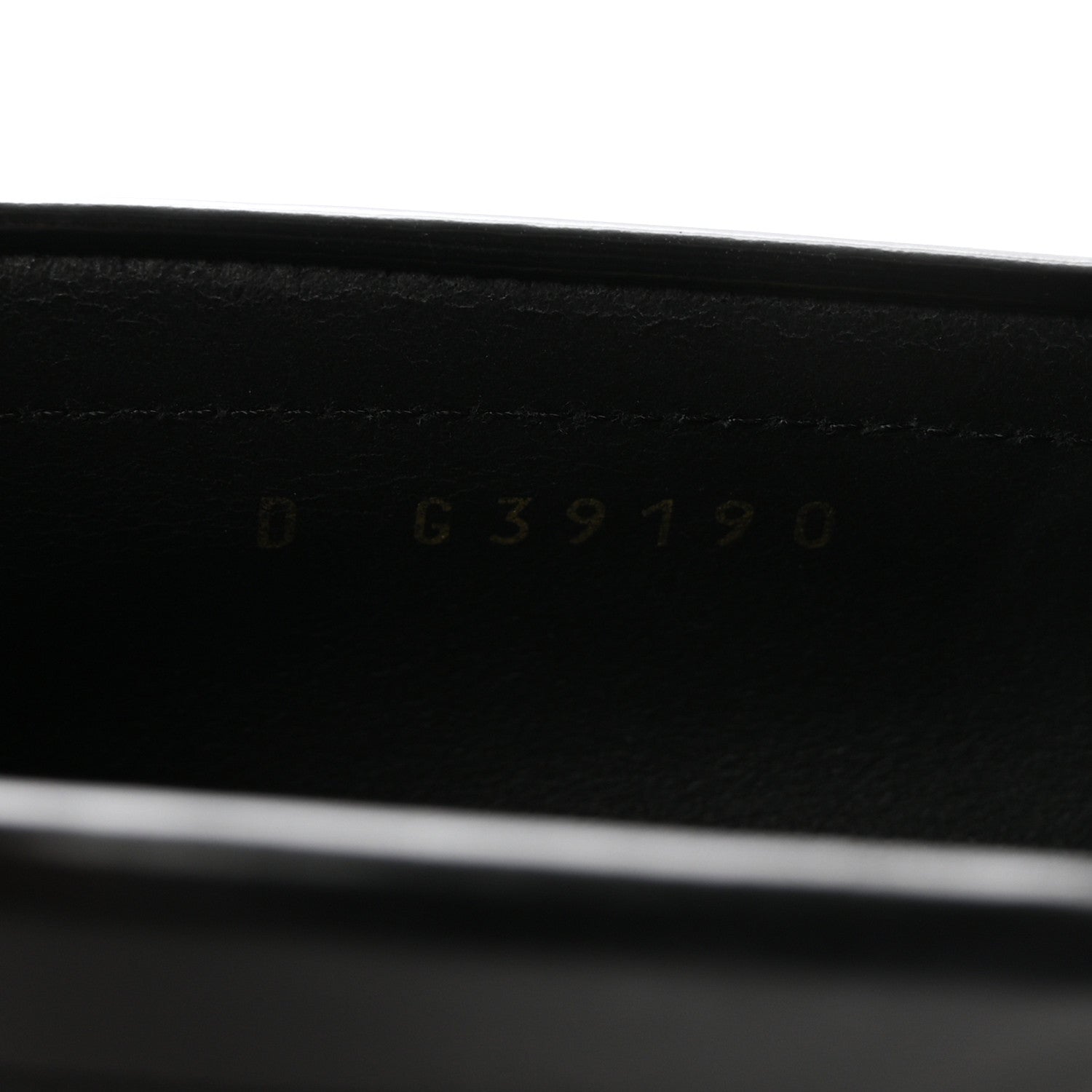Shiny Calfskin Logo Loafers 37.5 Black