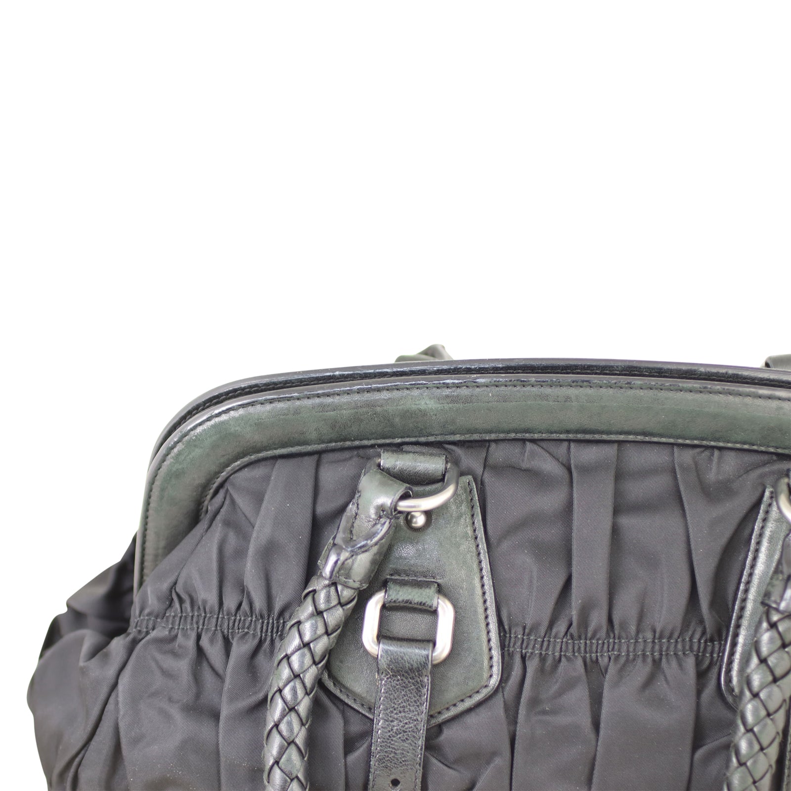 Prada Tessuto Gaufre Frame Bag