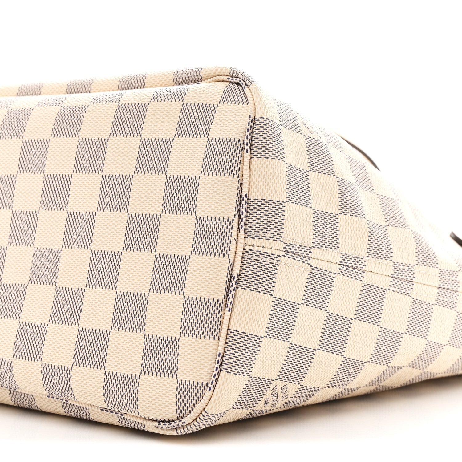 Damier Azur Braided Neverfull MM Pink