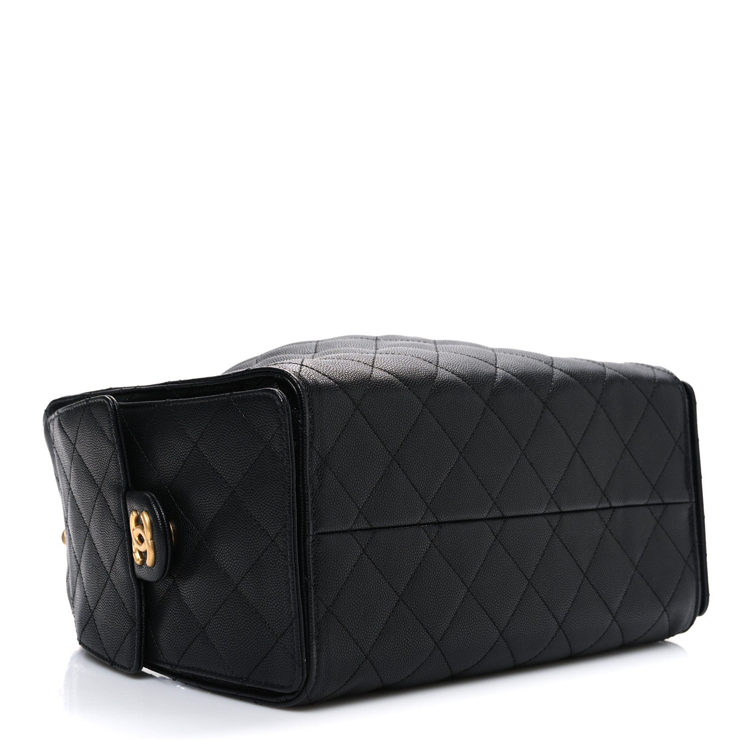 Caviar Quilted Small Chanel 25 Handbag Black