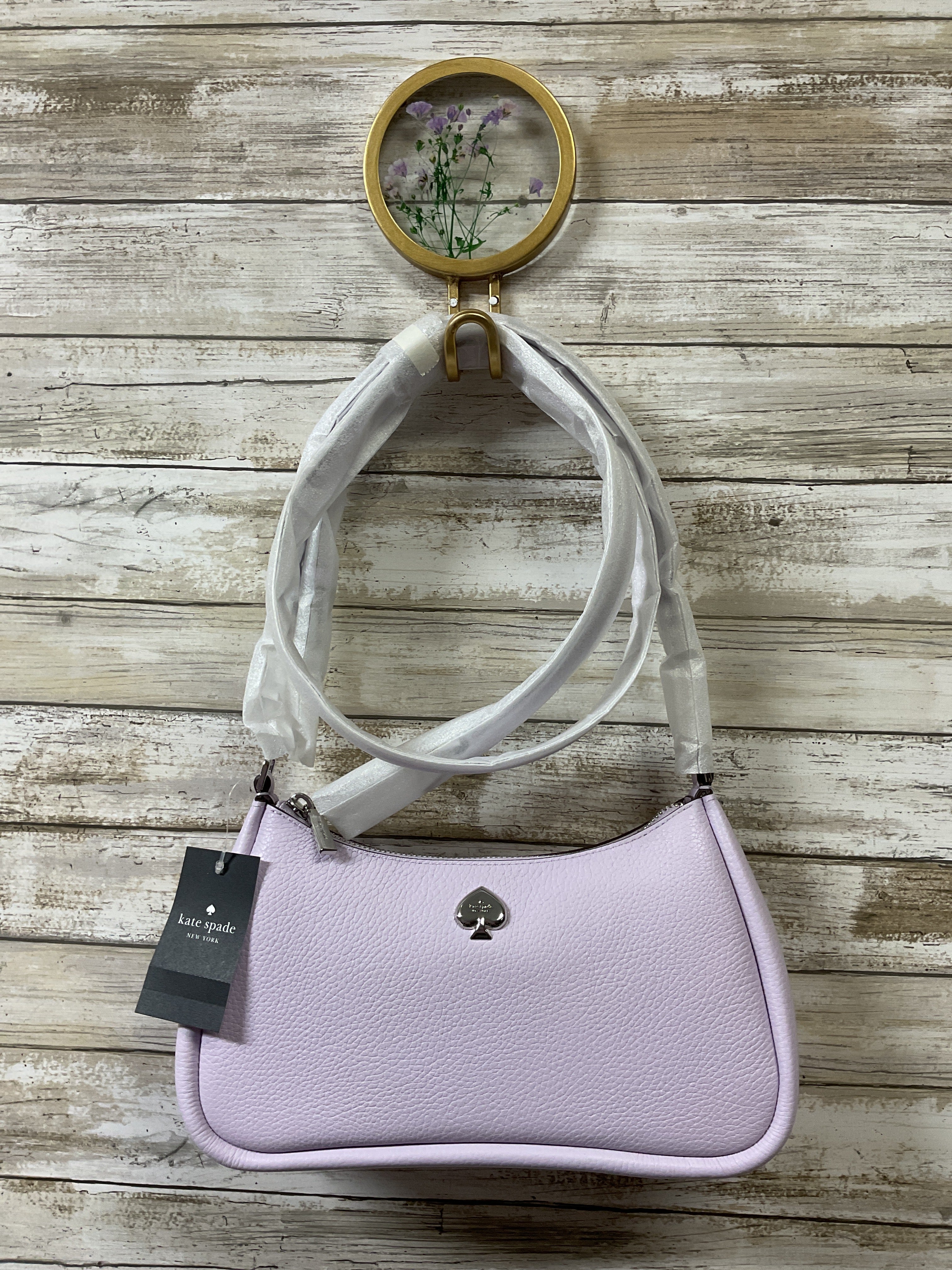 Crossbody Designer By Kate Spade In Purple, Size:Medium