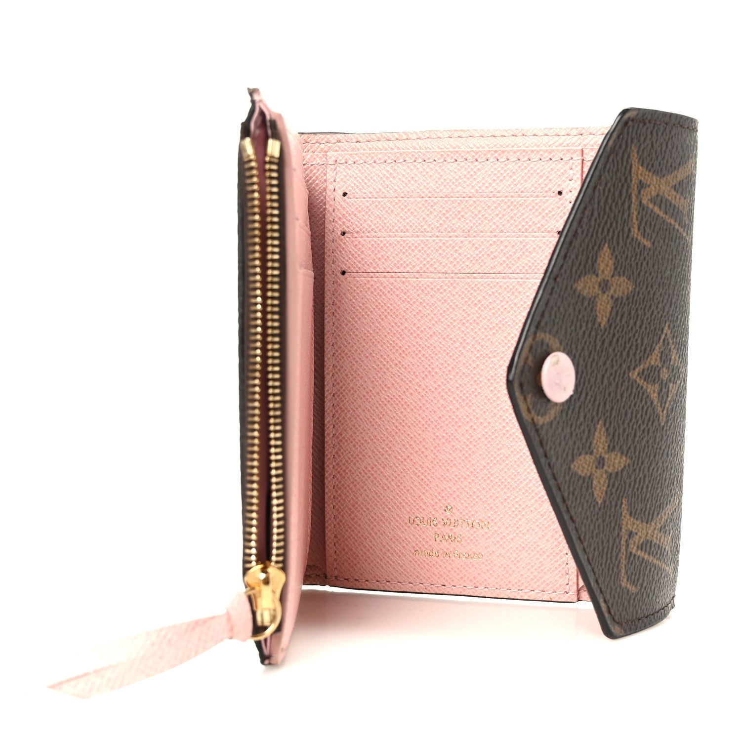 Monogram Victorine Wallet Rose Ballerine