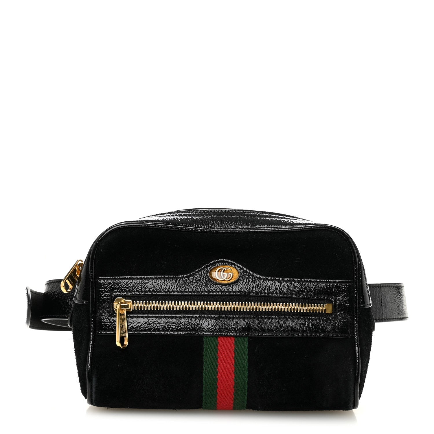 Suede Small Ophidia Belt Bag 85 34 Black