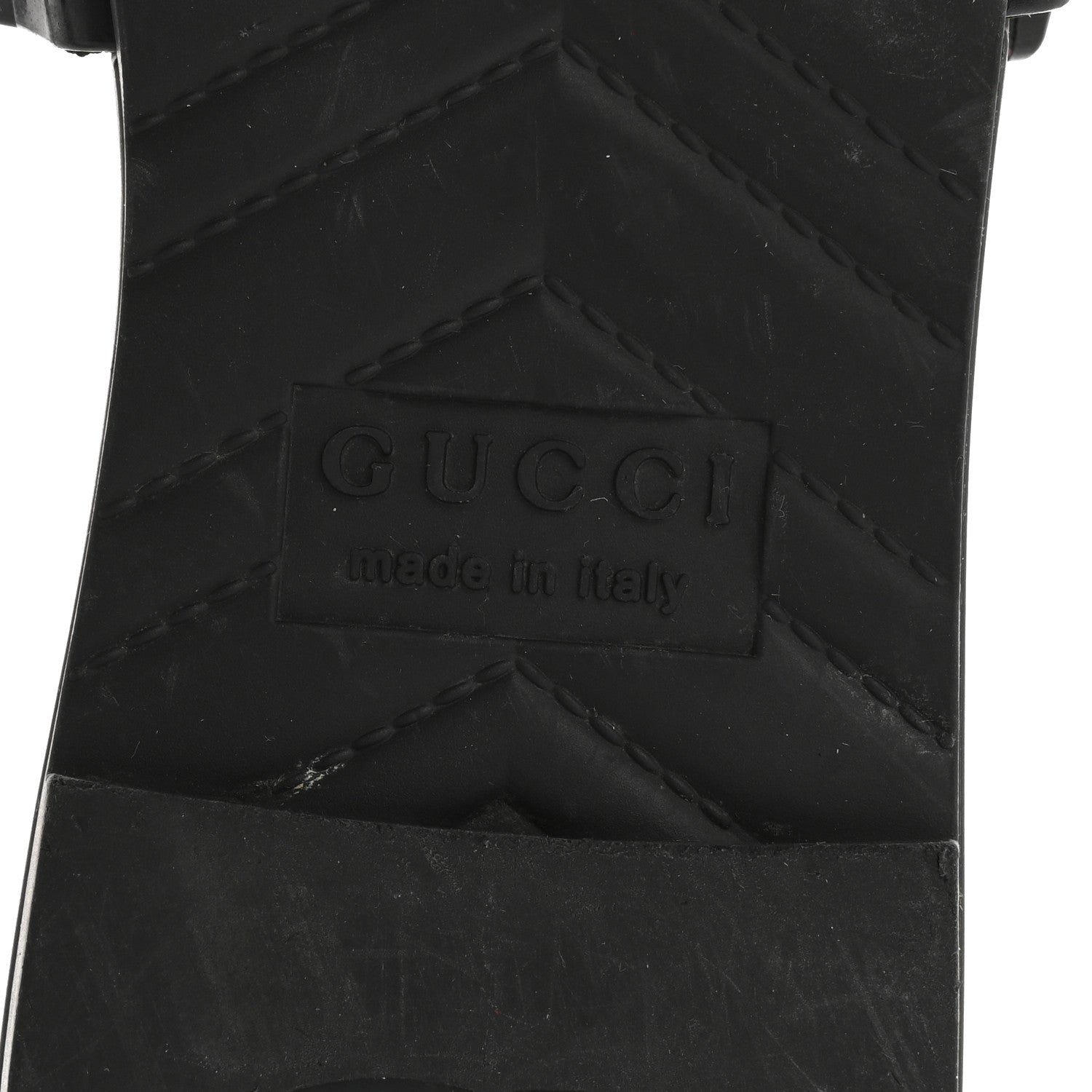 Rubber Womens Slide Sandals 38 Black