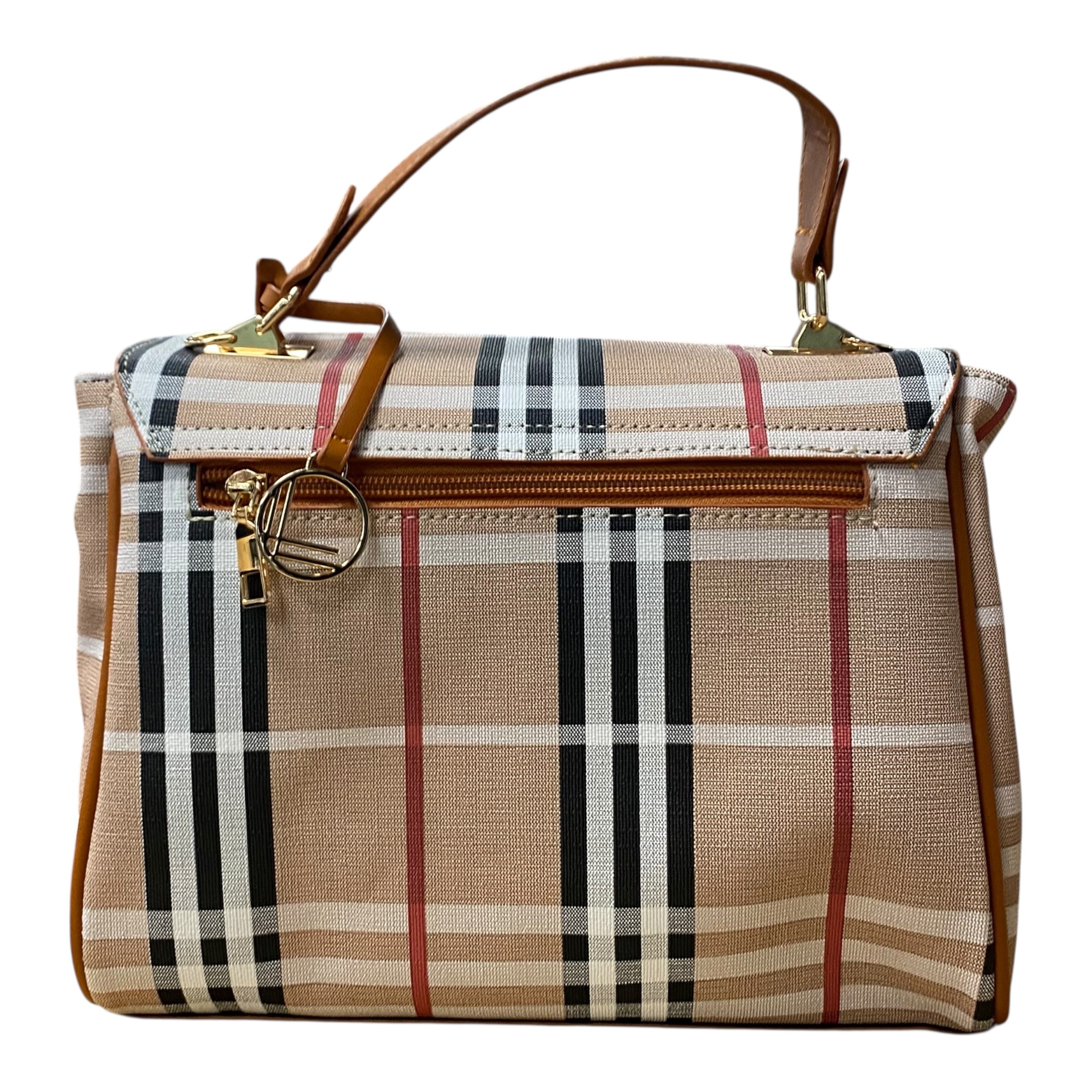 Crossbody  In Brown, Size:Medium